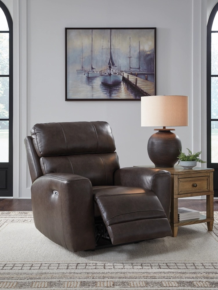 Crossplex Leather/PVC Power Reclining Living Set