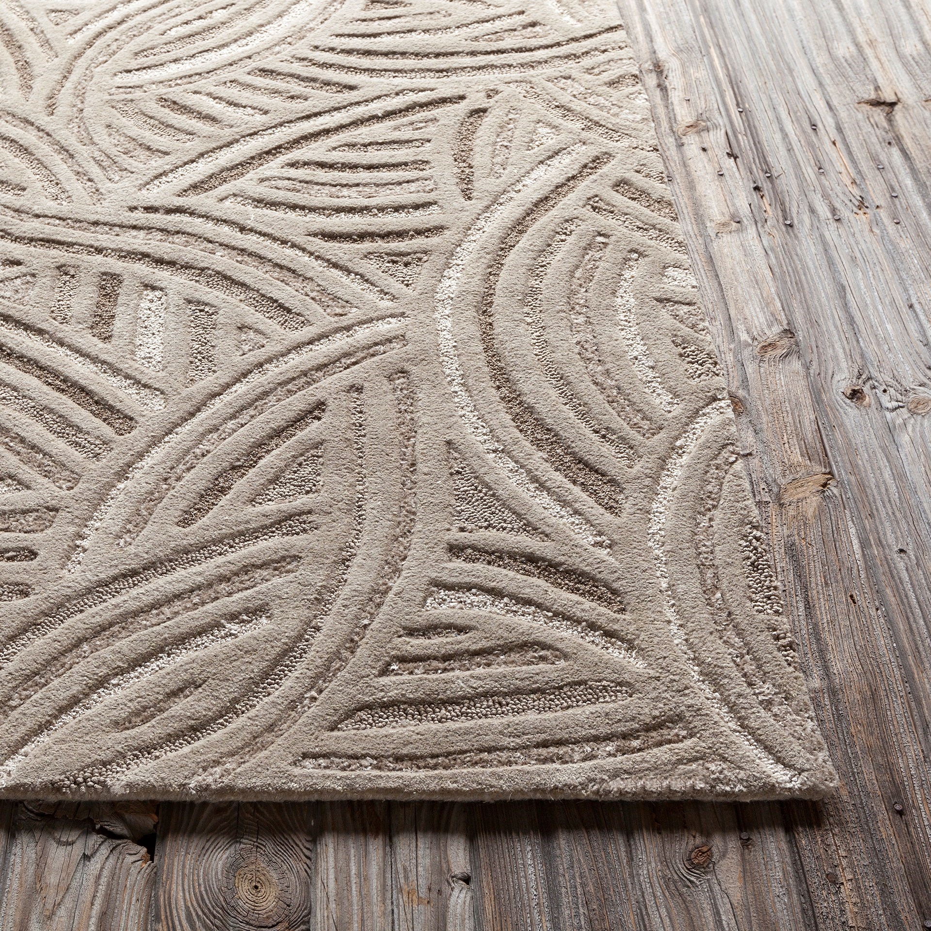 Penelope Wool/Polyester Rectangular Handmade Rug, 5' x 7'6"