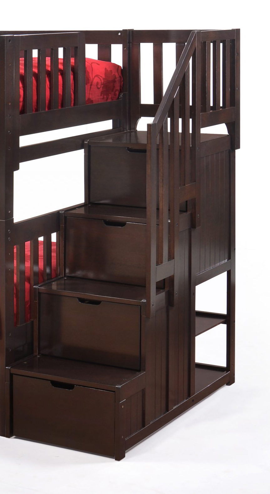 Twin Over Full Staircase Bunk Bed