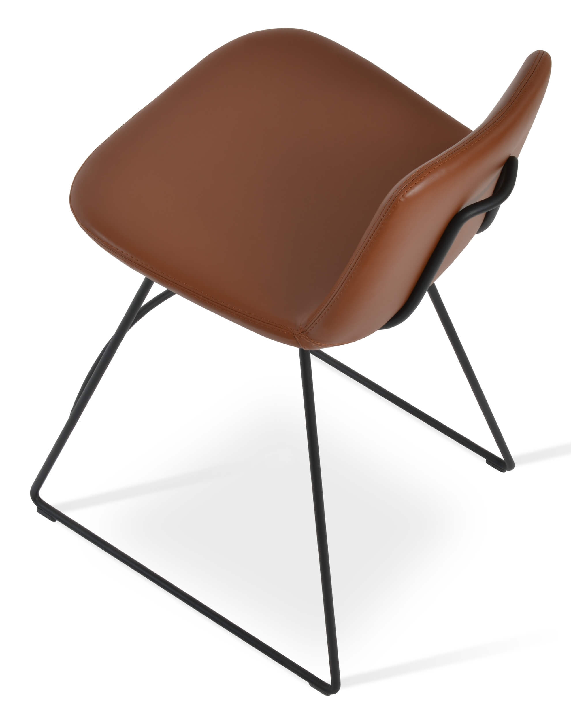 Pera Wire Handle Back Counter Stool