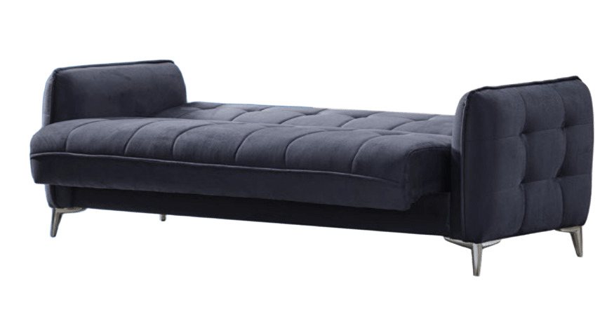 Perla Microsuede Convertible Storage Living Room Set