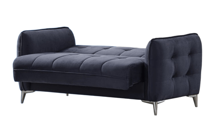 Perla Microsuede Convertible Storage Living Room Set
