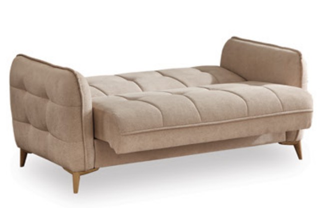 Perla Microsuede Convertible Storage Living Room Set