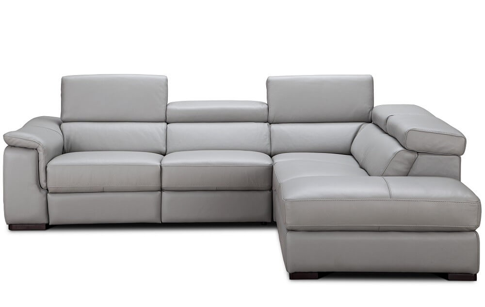 Perla Premium Leather Right Hand Facing Sectional