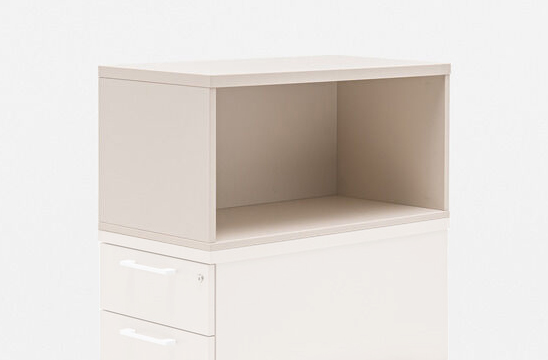 Standard Office Lockable Mobile Pedestal w/File Drawer & Pencil Tray