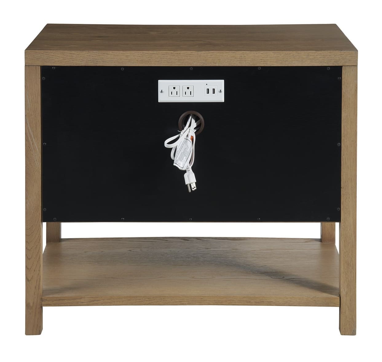Saugatuck Wood Nightstand w/3 Drawers