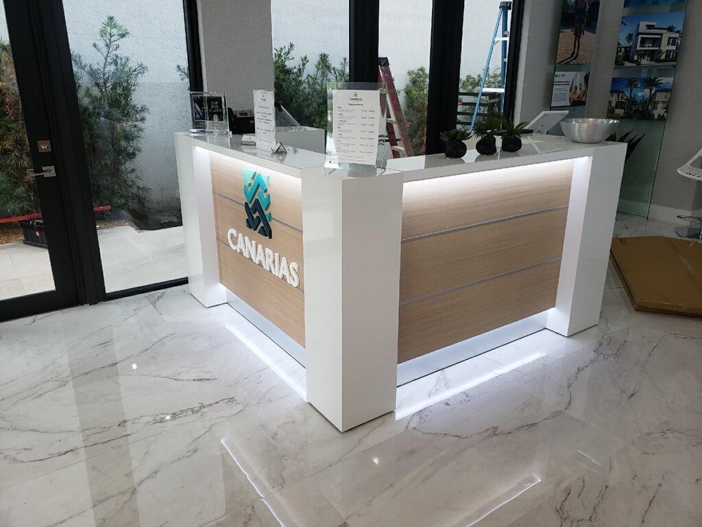 VALDE Customizable Reception Desk by MDD Office Furniture