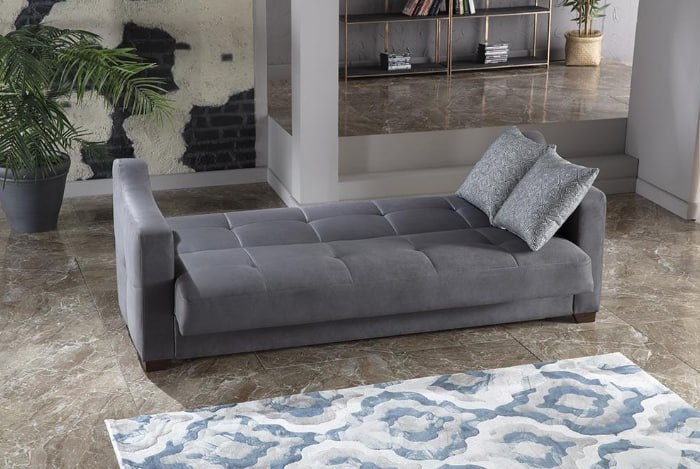 Tahoe Fabric Storage Sleeper Loveseat