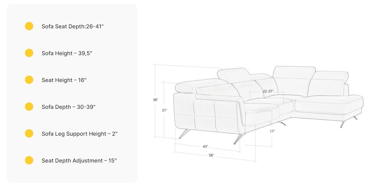 IVID L-SHAPED SOFA