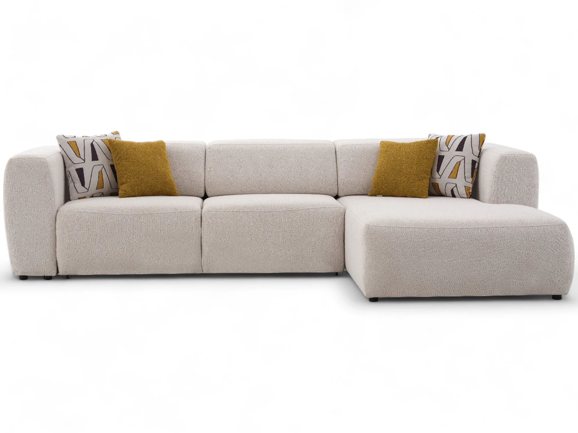 PICASSO 119" Wide Convertible Sleeper Sectional