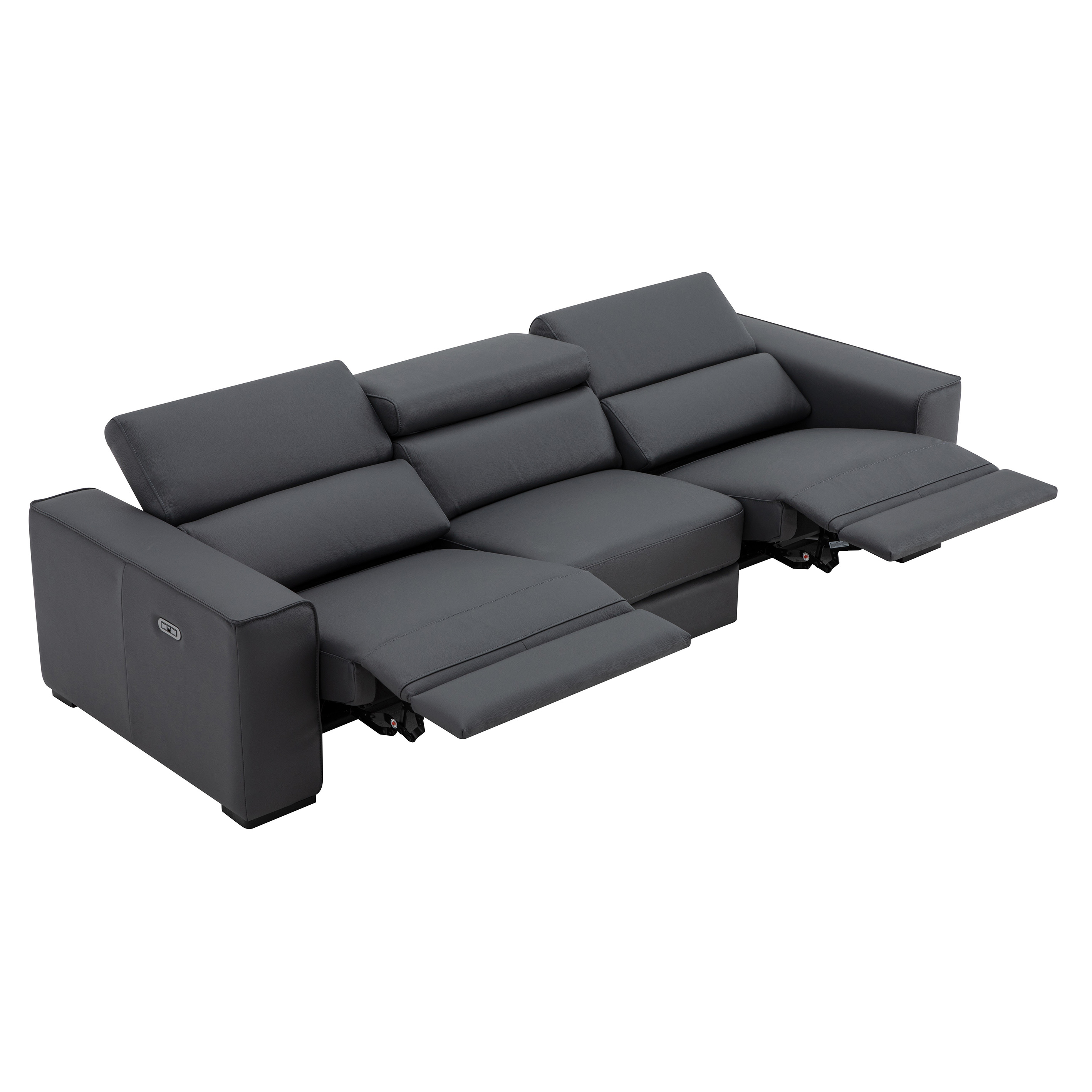Picasso Leather Loveseat Power Recliner