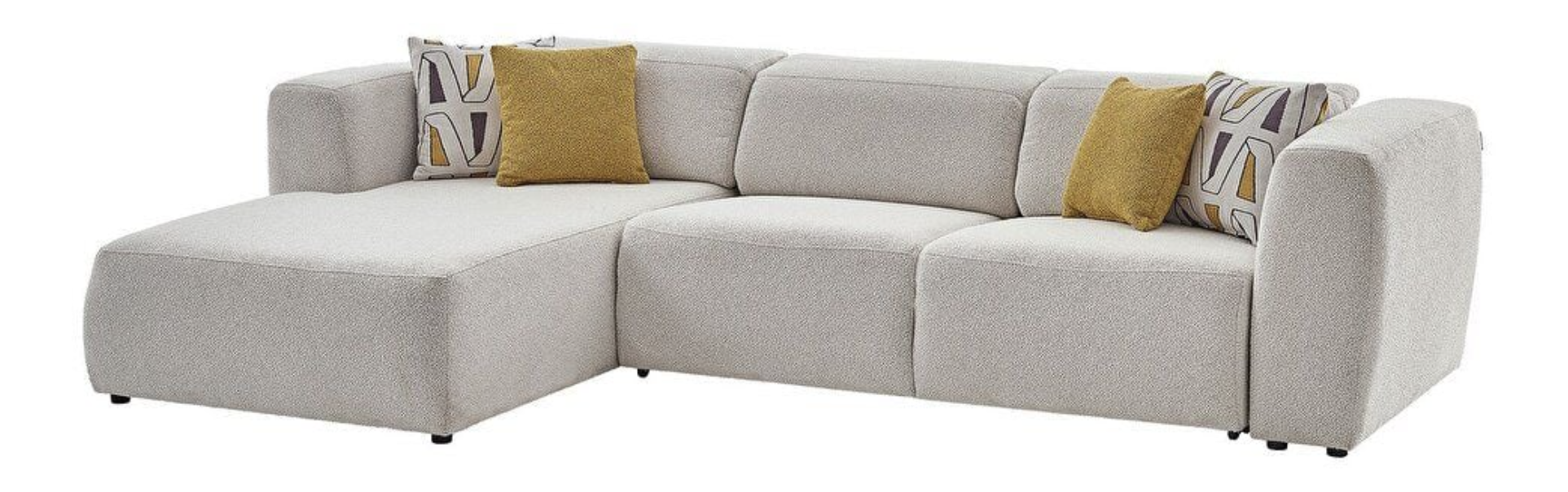 Picasso Fabric Convertible Left Arm Facing Sectional