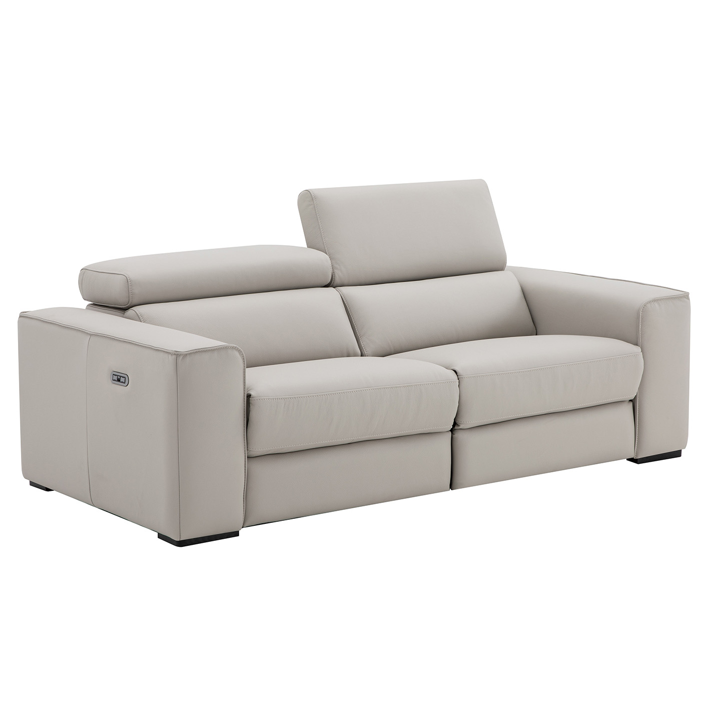 Furniture - Picasso Loveseat in Silver