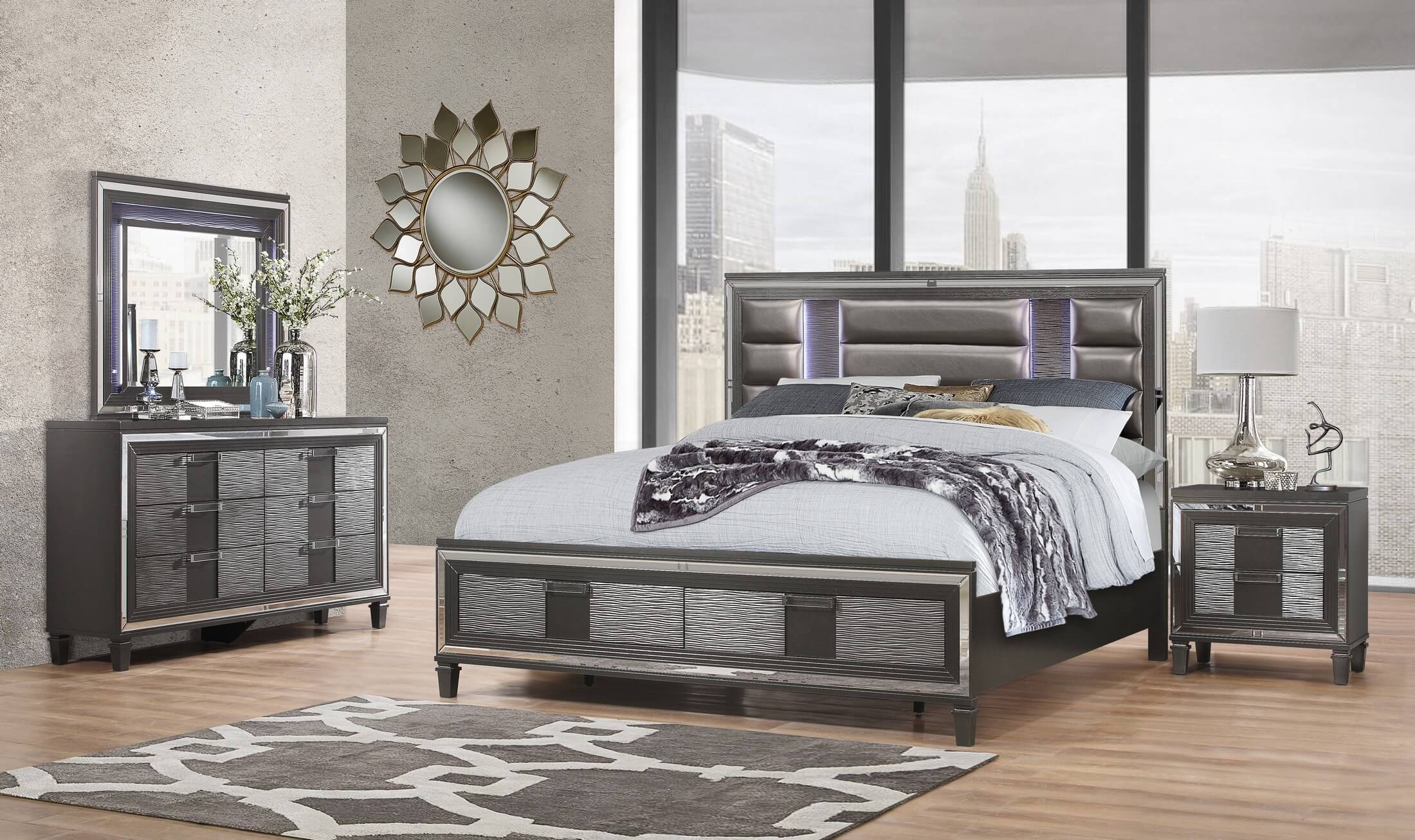 Pisa Queen Size Bed