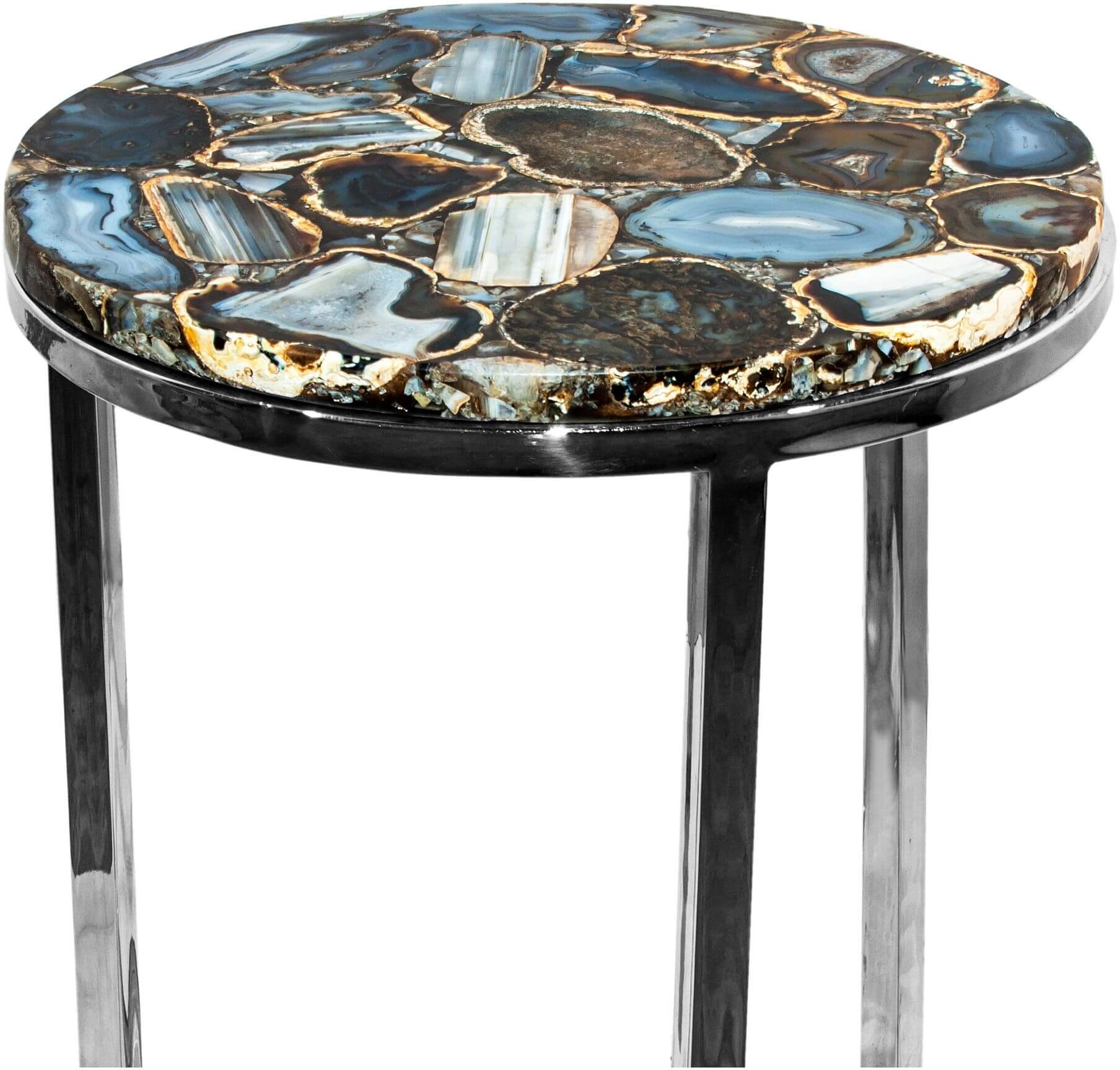 Shimmer Agate Accent Table