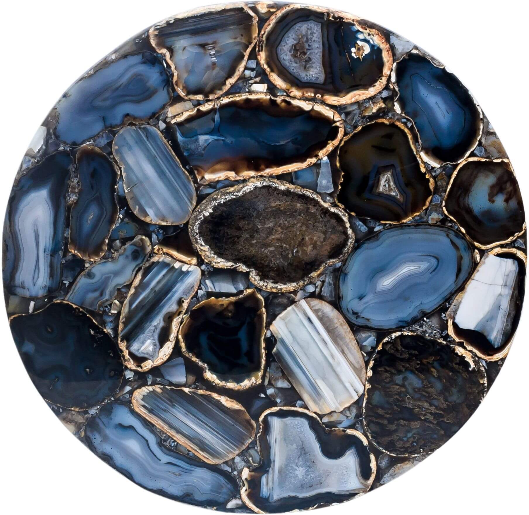 Shimmer Agate Accent Table
