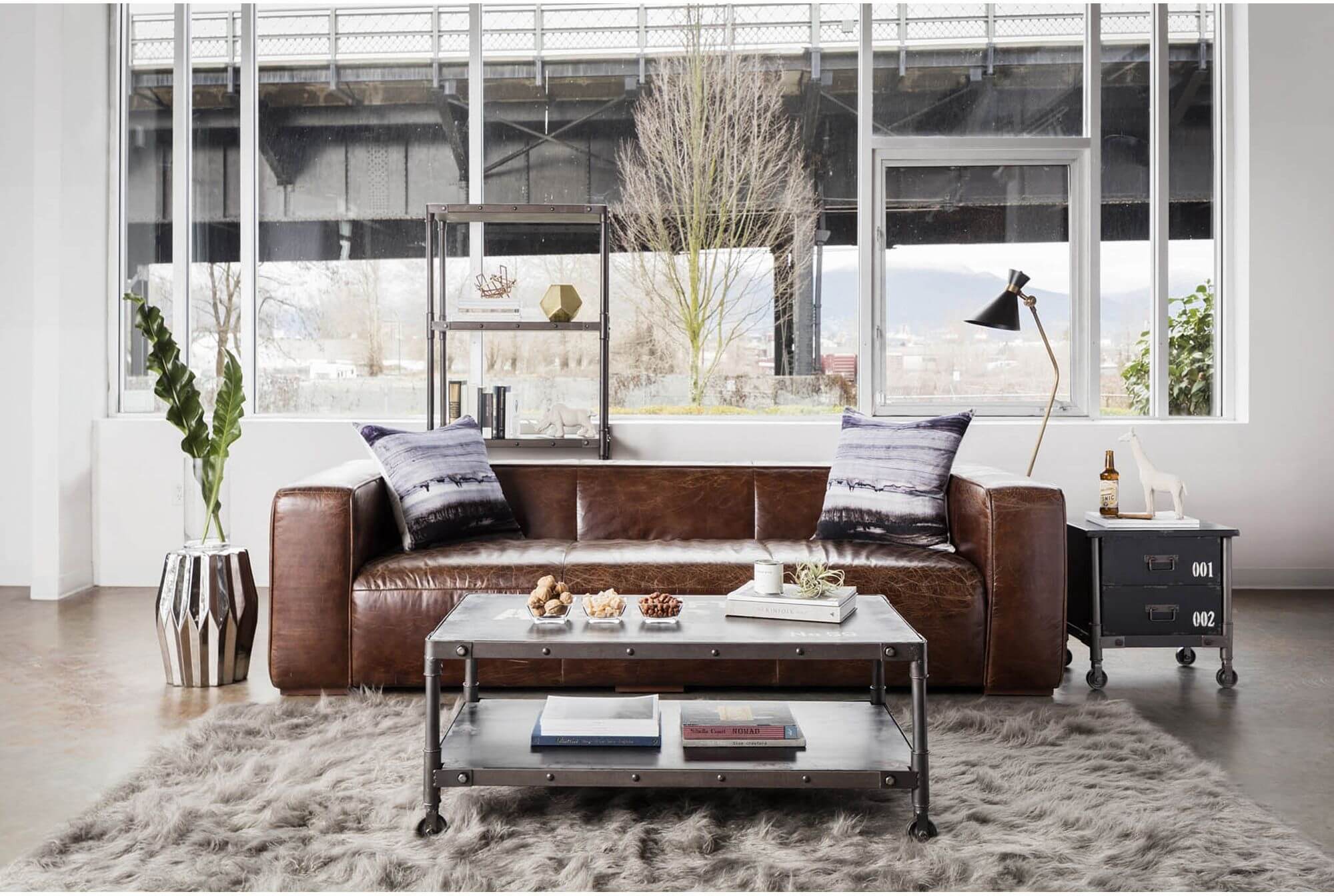 Bolton Top Grain Sofa