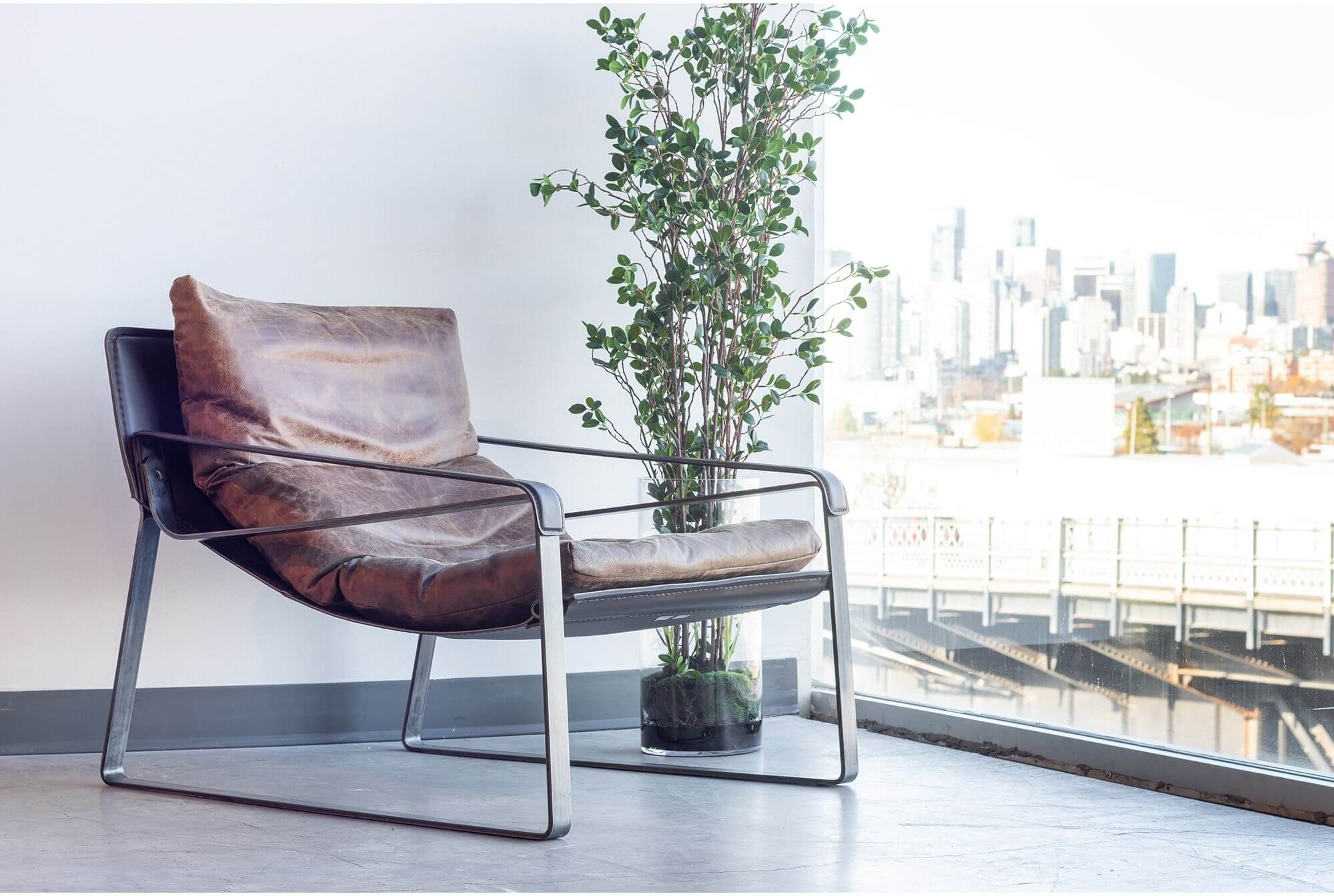 Connor Leather Club Chair