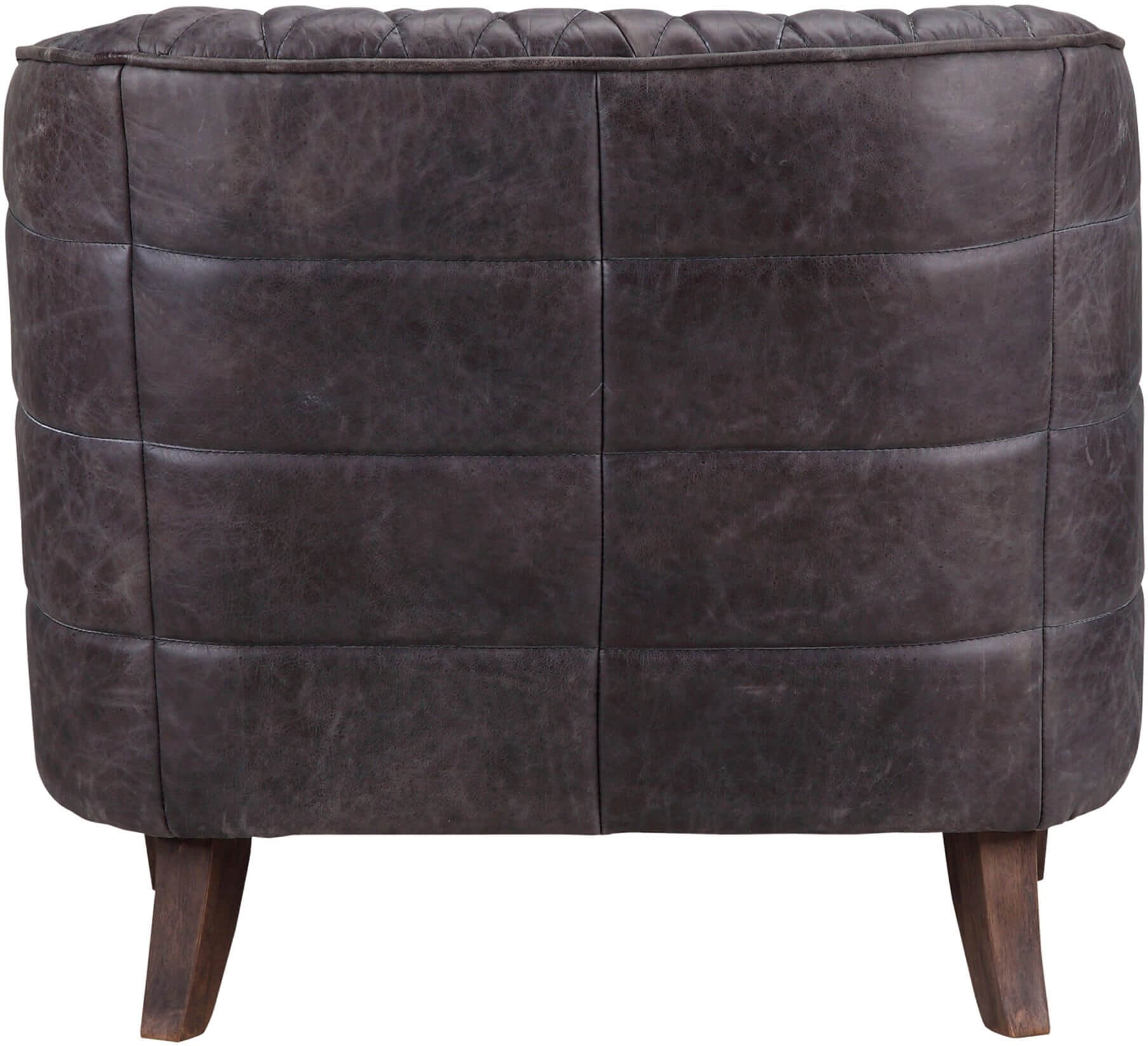 Magdelan Tufted Leather Arm Chair