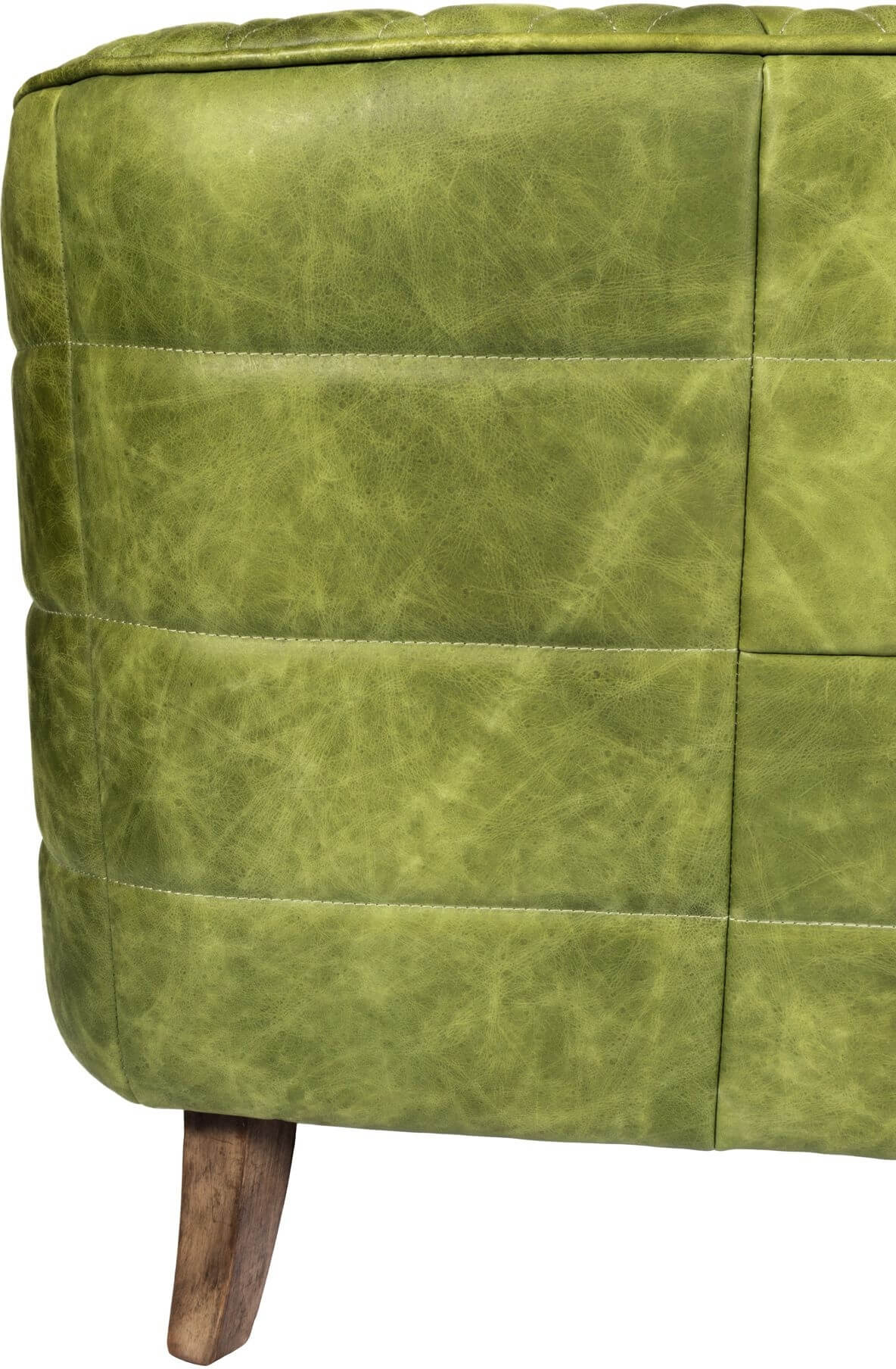 Magdelan Tufted Leather Sofa