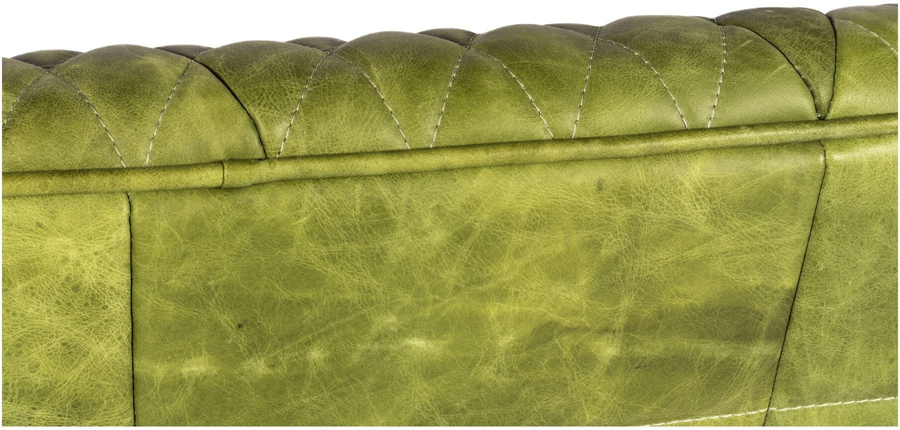 Magdelan Tufted Leather Sofa