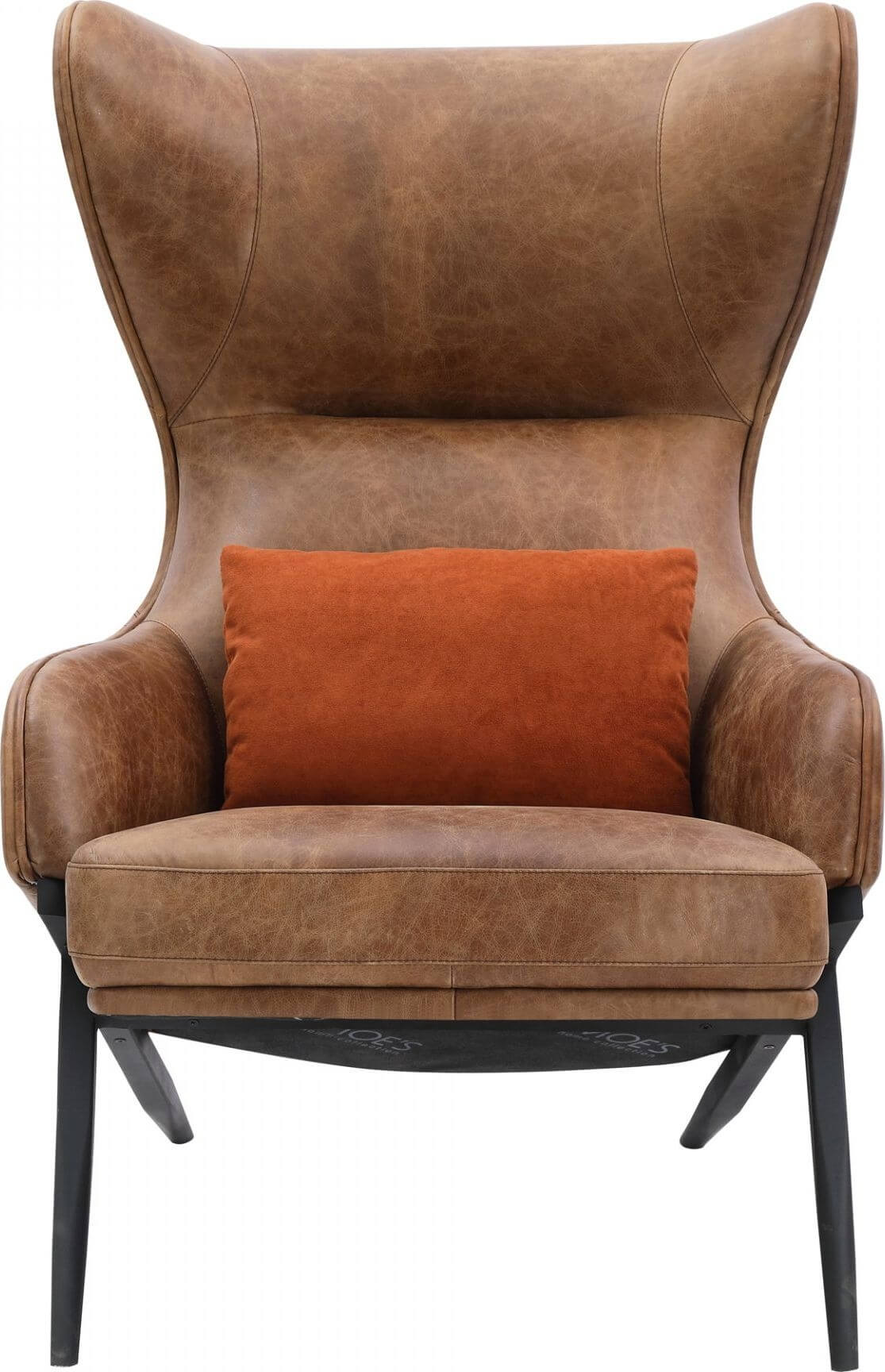Amos Leather Accent Chair