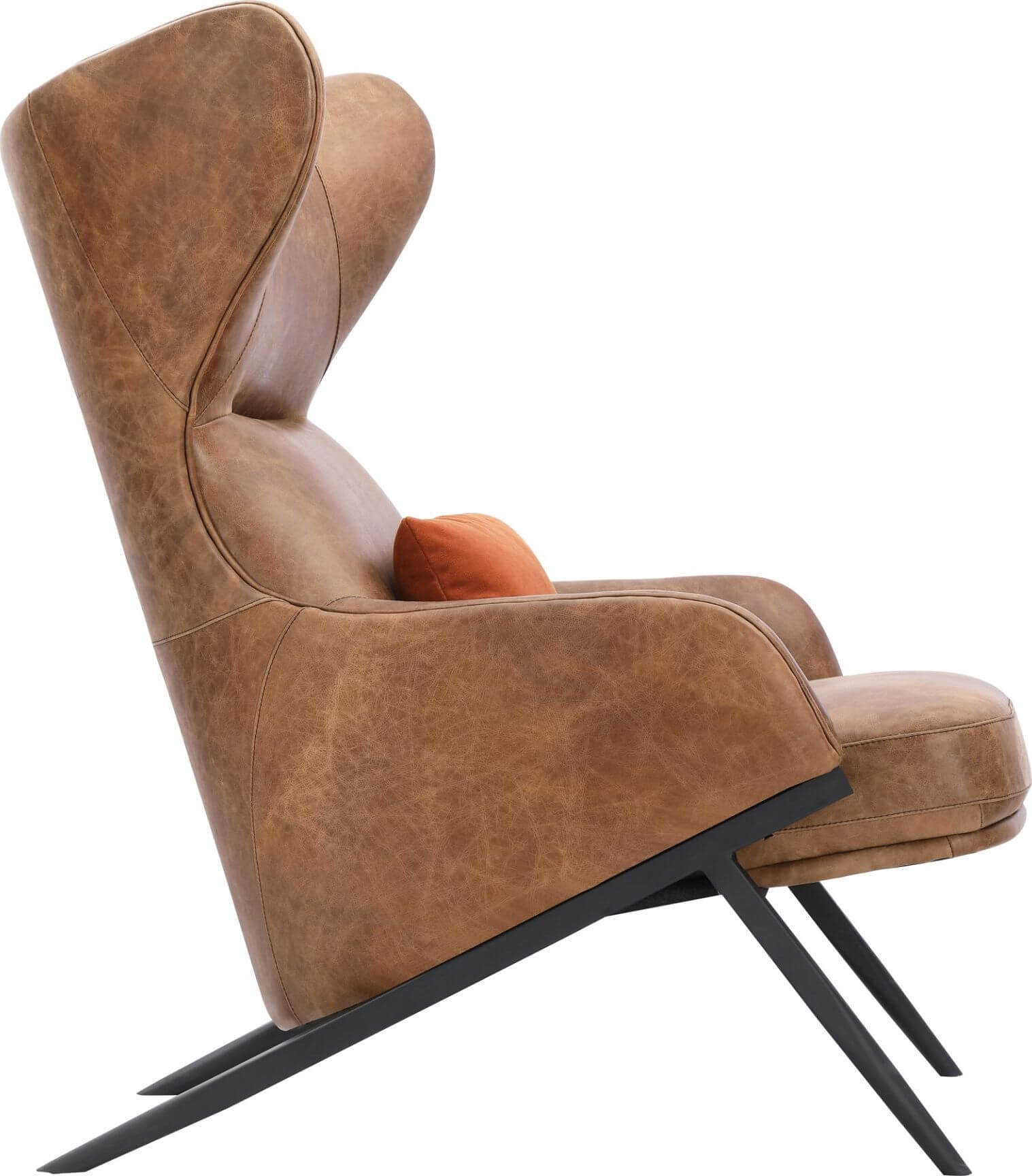 Amos Leather Accent Chair