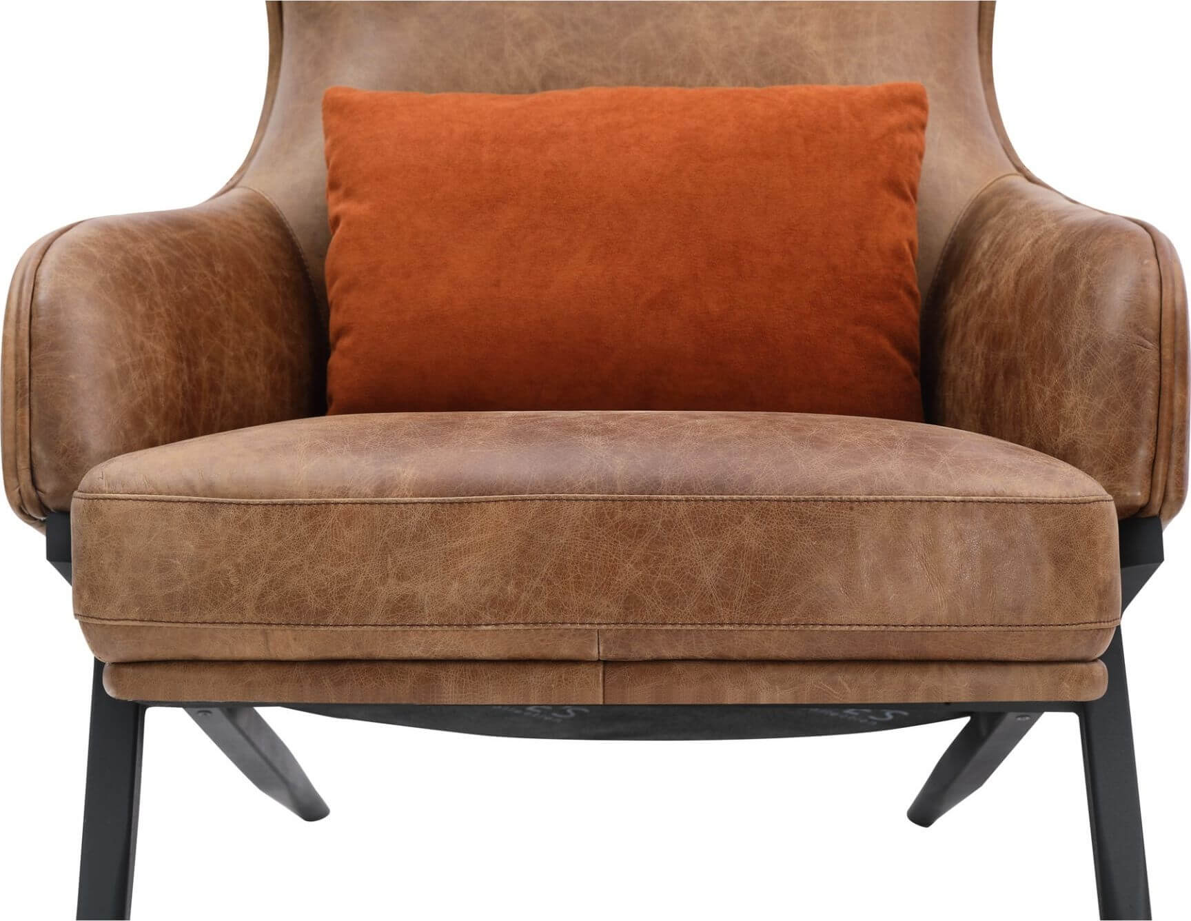 Amos Leather Accent Chair
