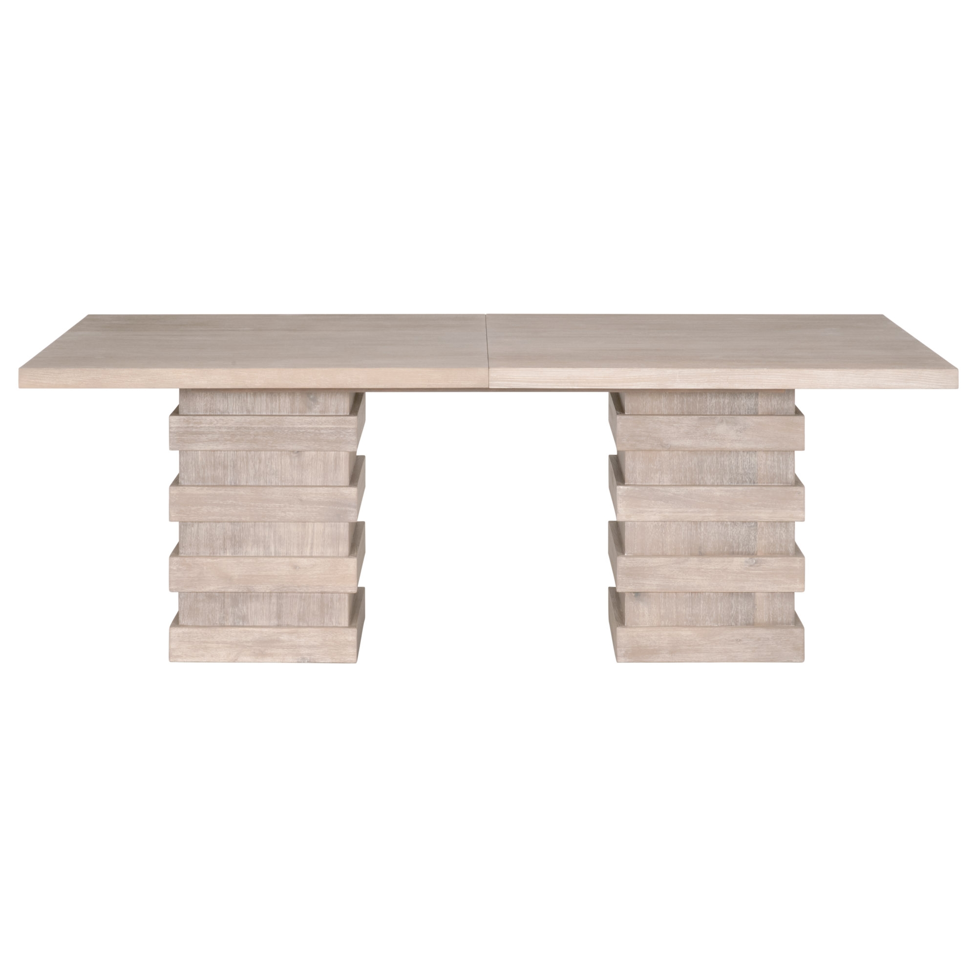Plaza Wood Extendable Dining Set, Composition 1