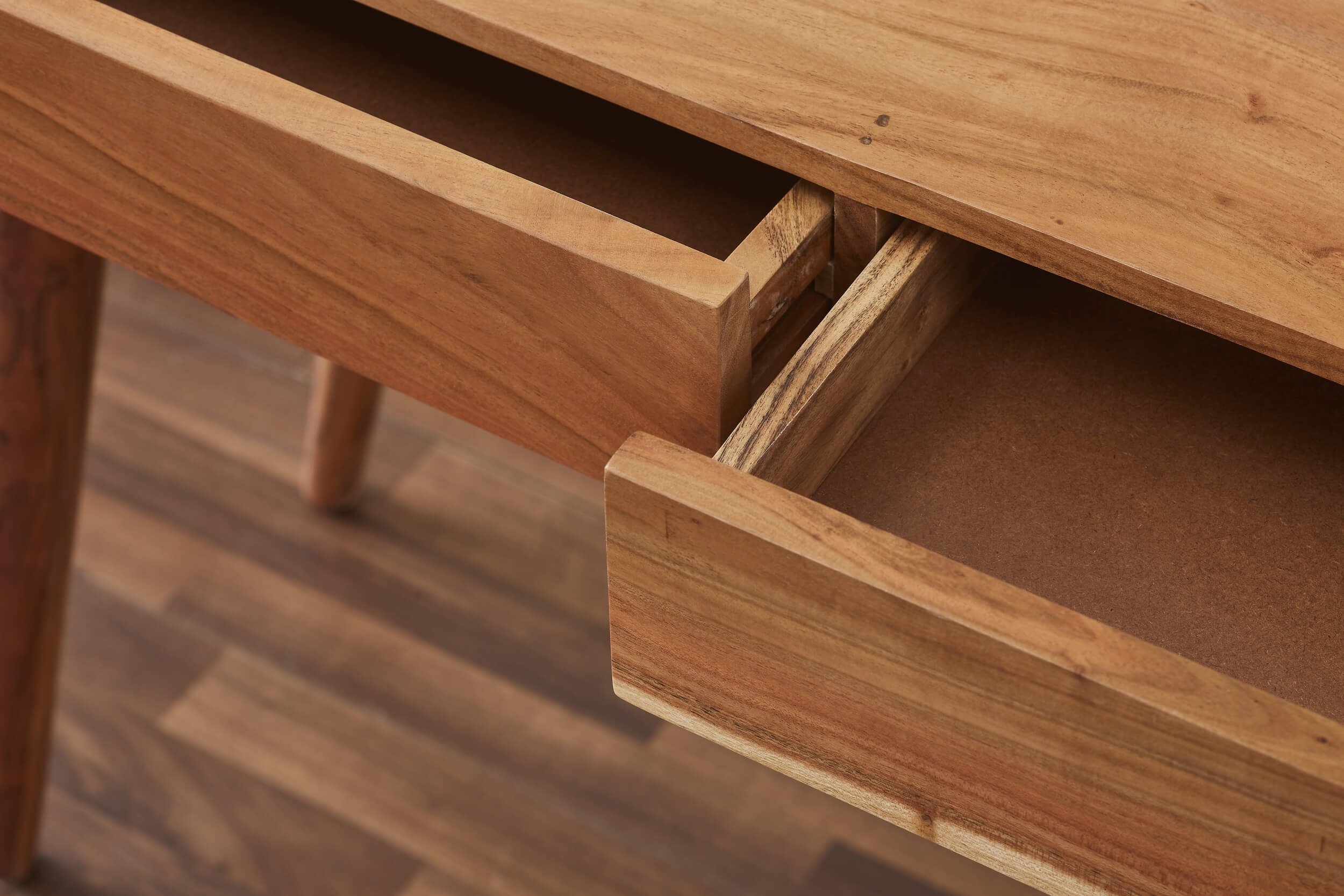 Pratt 45" Mid-century Modern Office Hardwood Desk