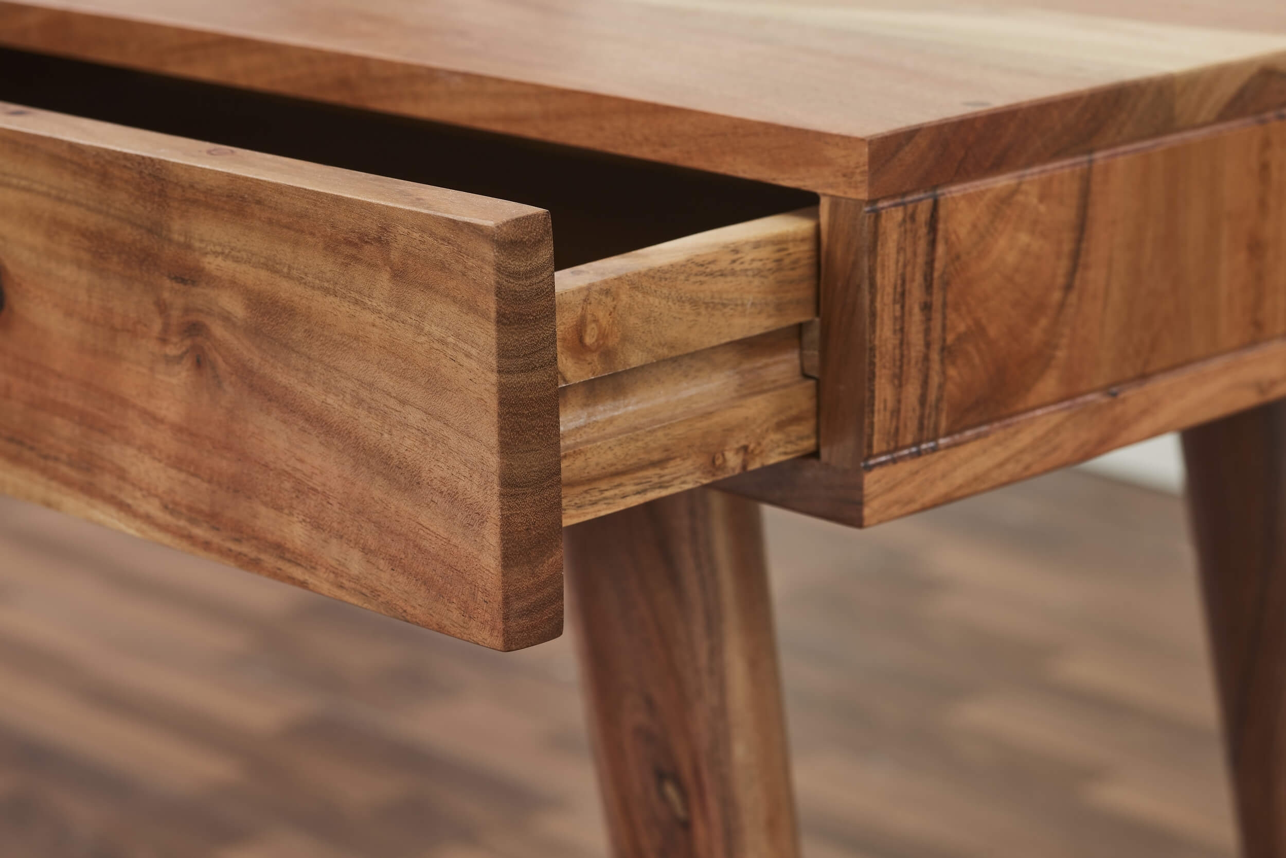 Pratt 45" Mid-century Modern Office Hardwood Desk