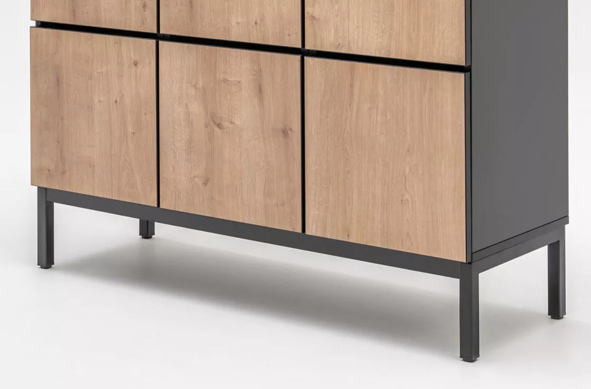 Standard Office Locker Storage Cabinet w/4 Lockable Doors