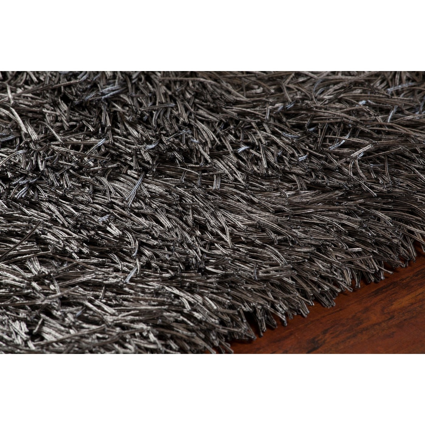 Poligan Polyester Rectangular Handmade Rug, 9' x 13'