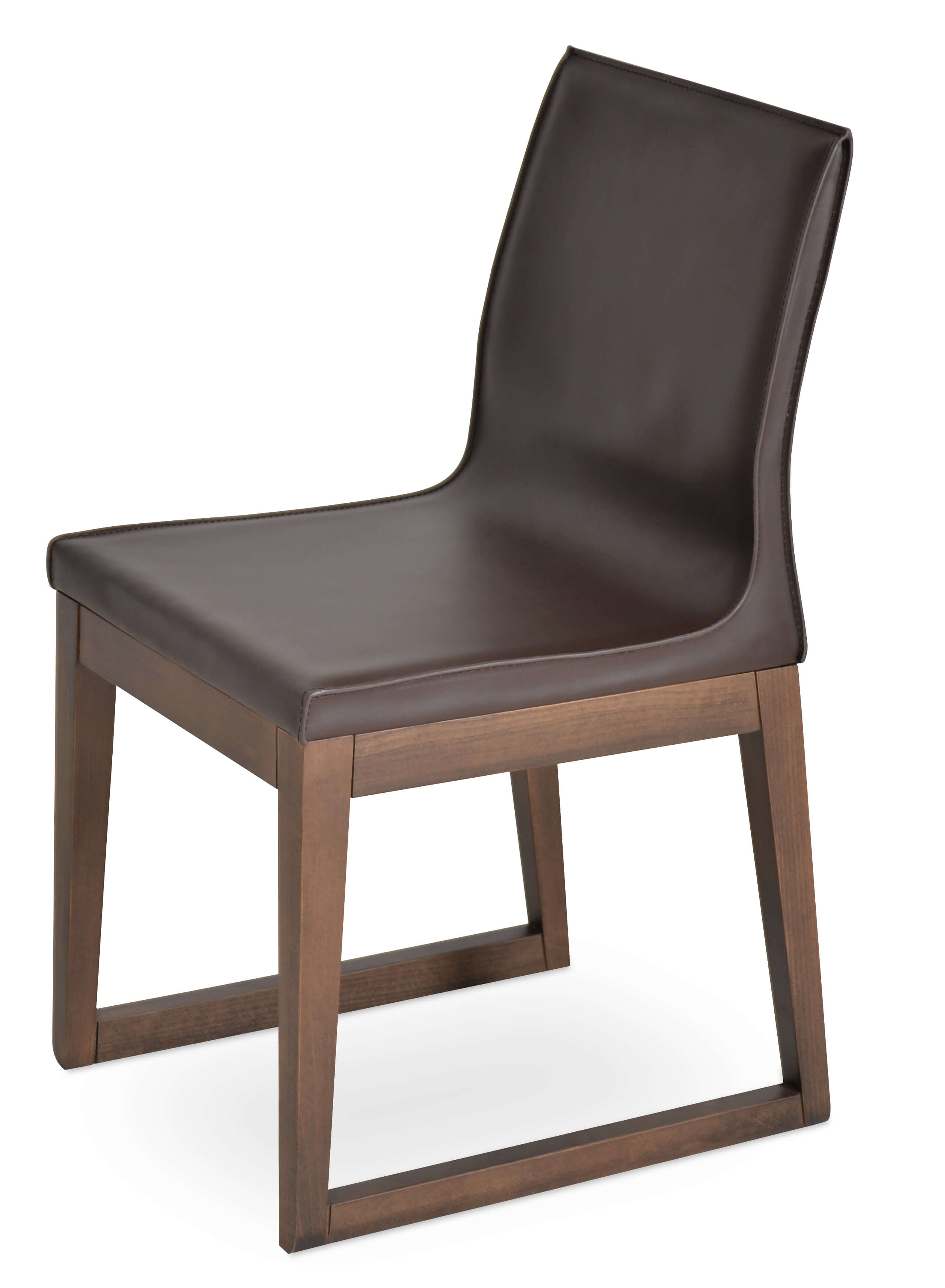 Polo Sled Wood Dining Chair