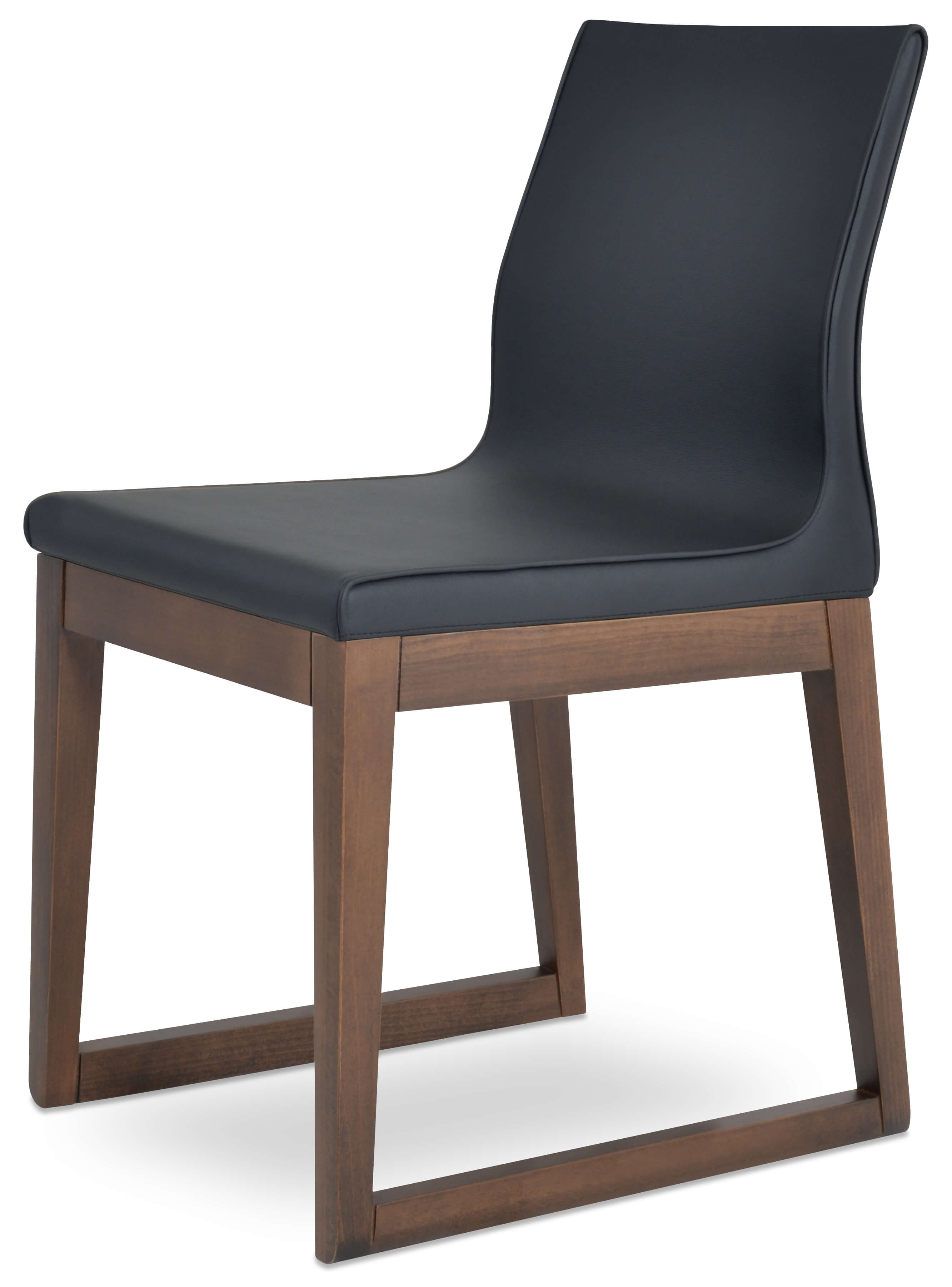 Polo Sled Wood Dining Chair