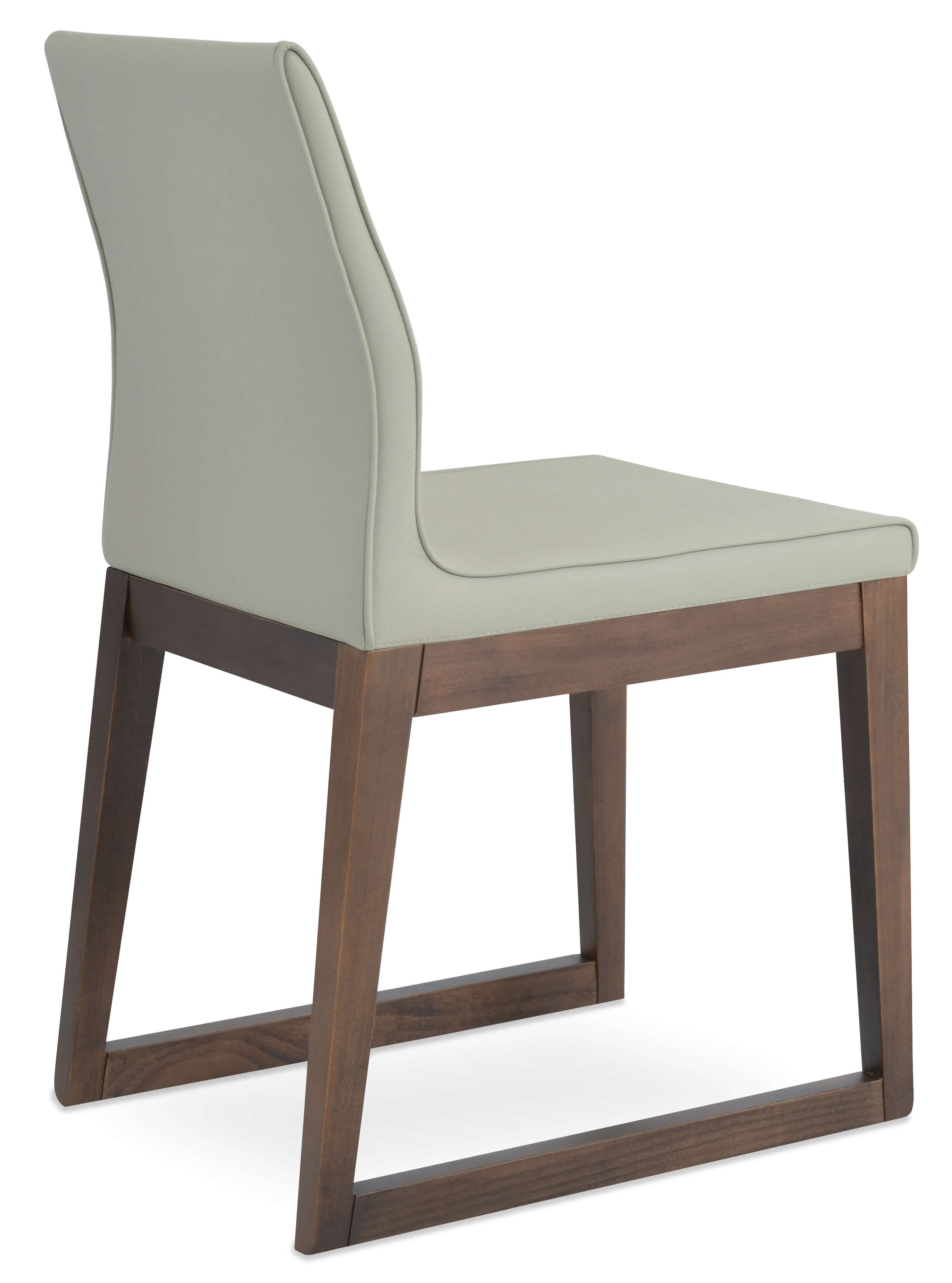 Polo Sled Wood Dining Chair