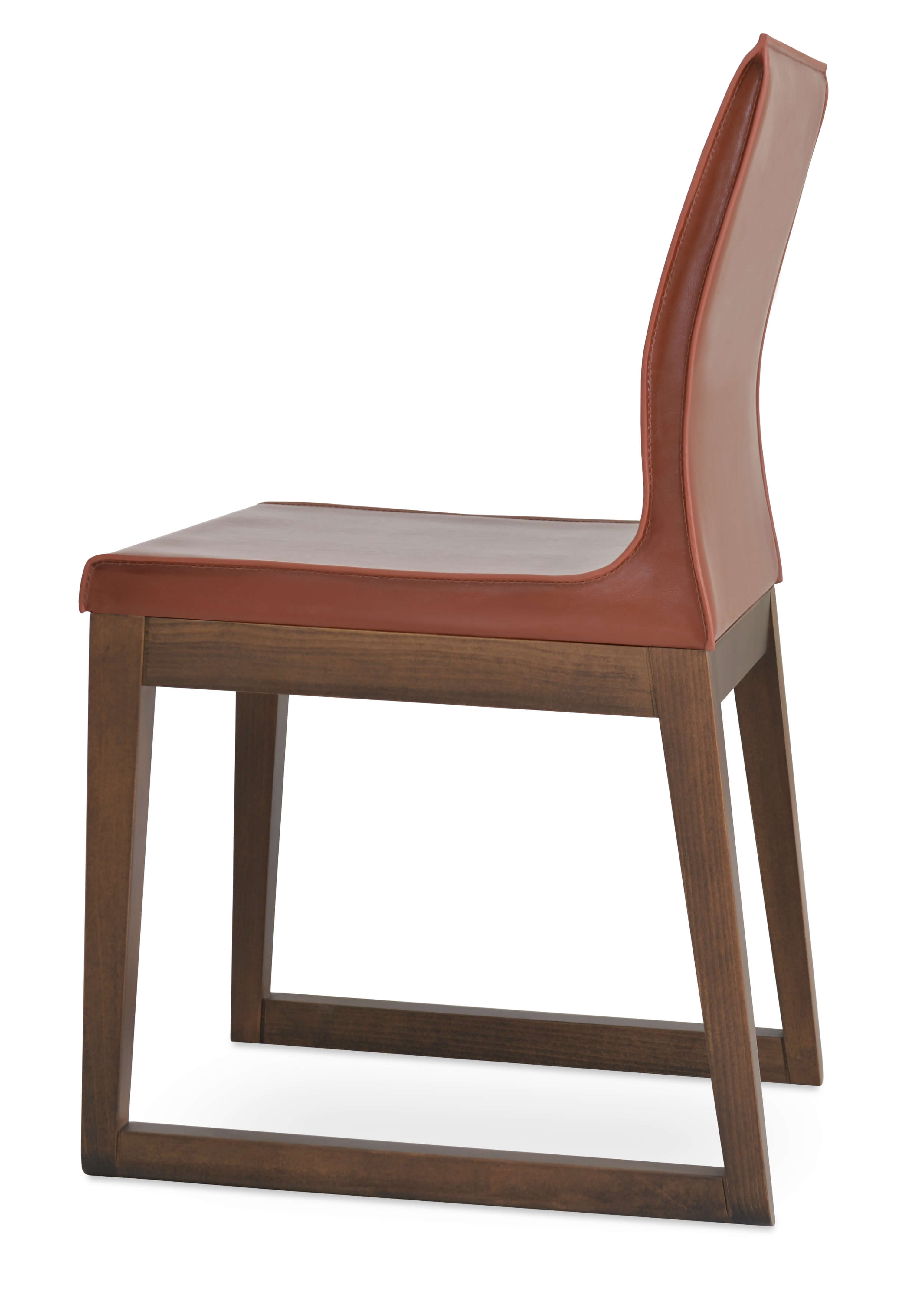 Polo Sled Wood Dining Chair