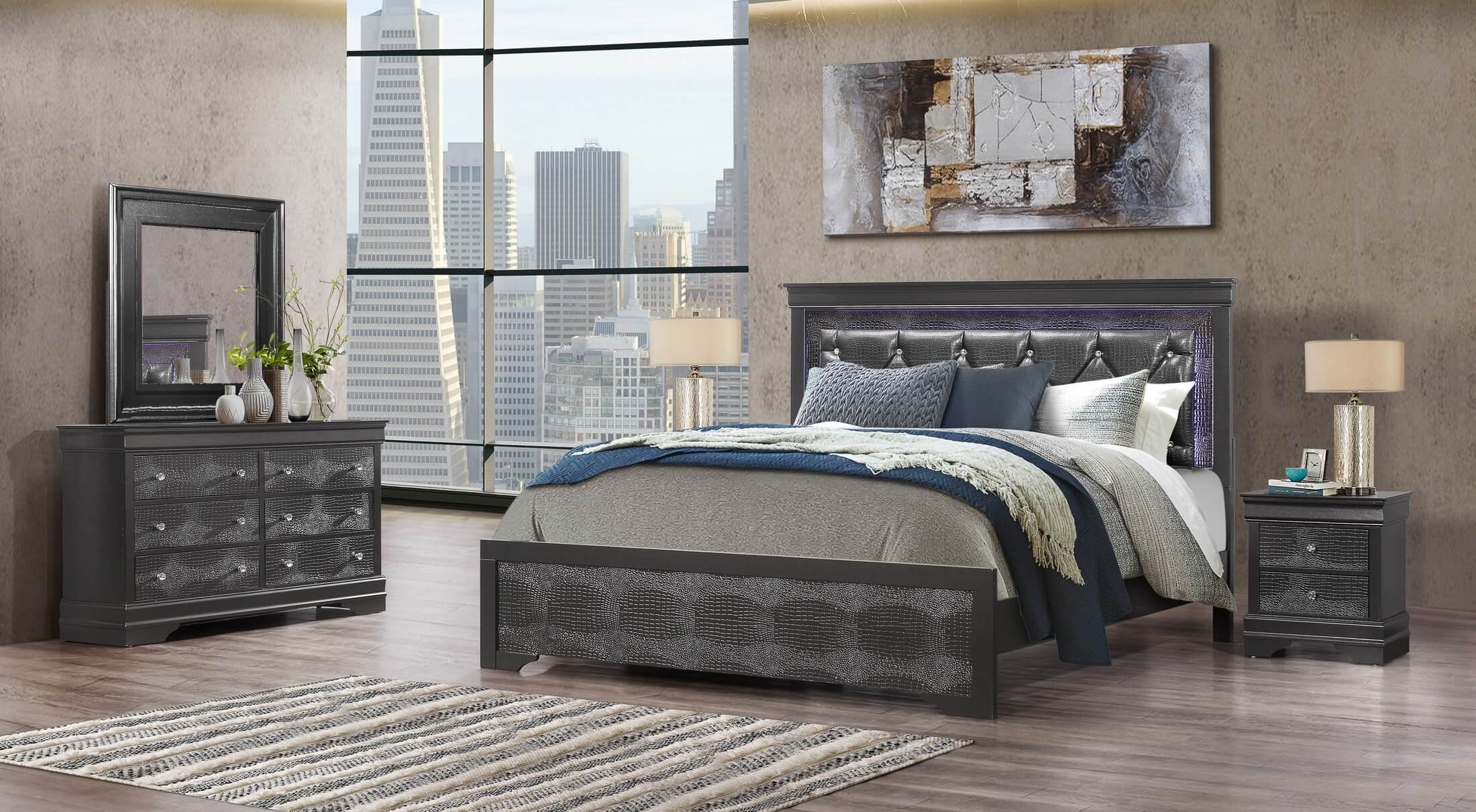Pompei Full Size Bed