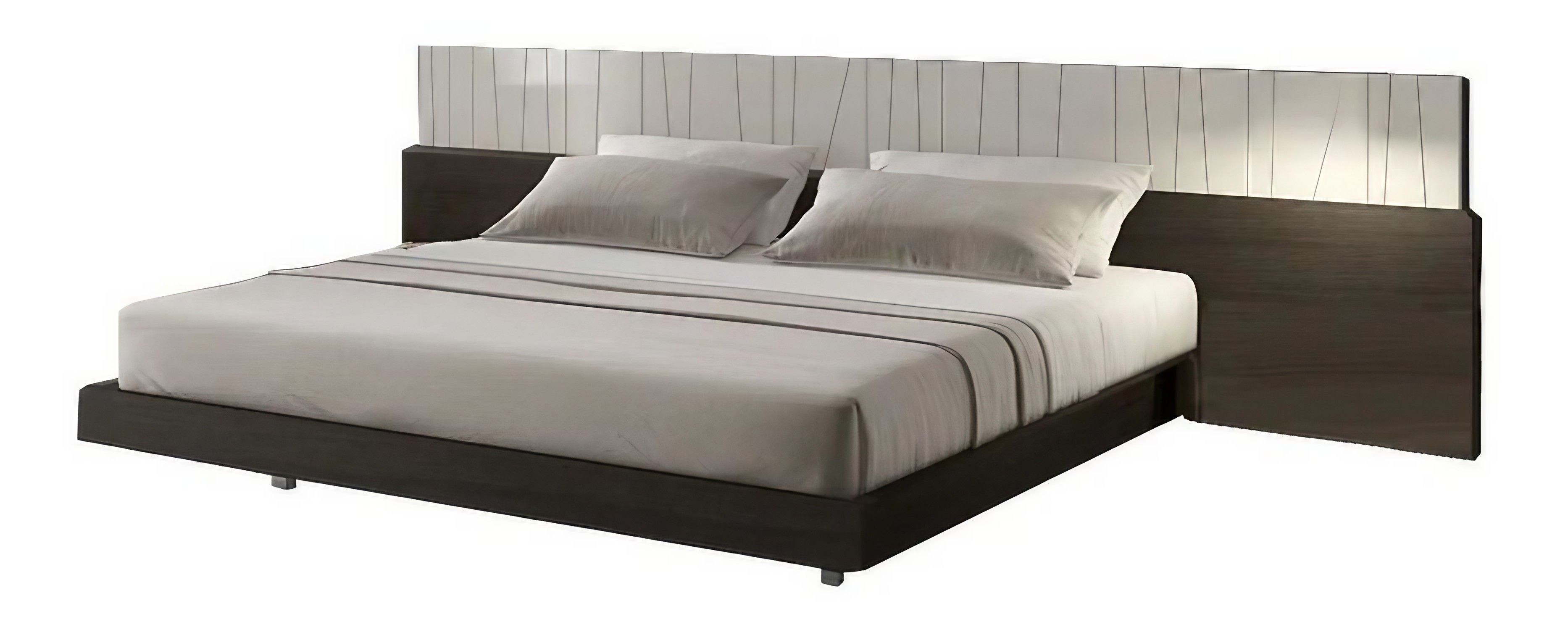 Porto Premium LED Queen Size Platform Bed - Thumbnail 5