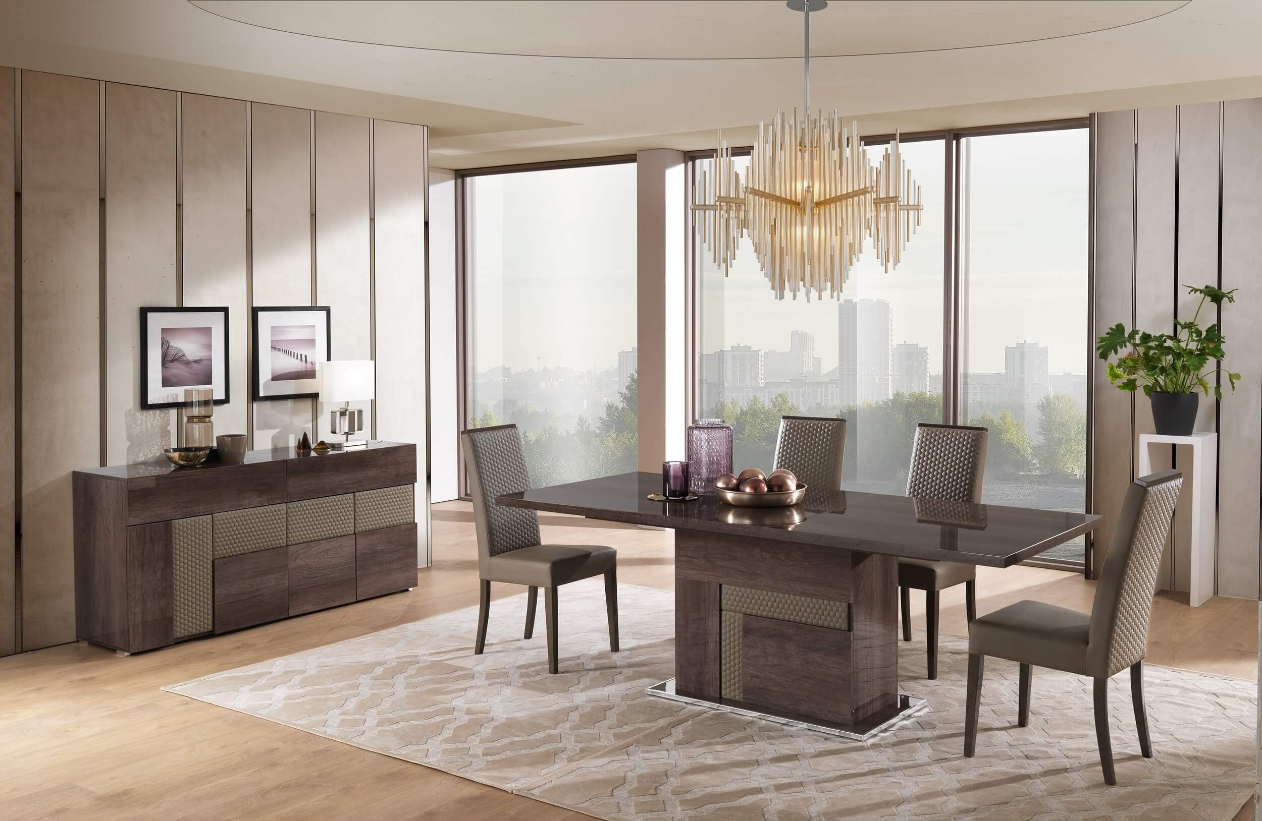 Portofino Wood Veneer Buffet