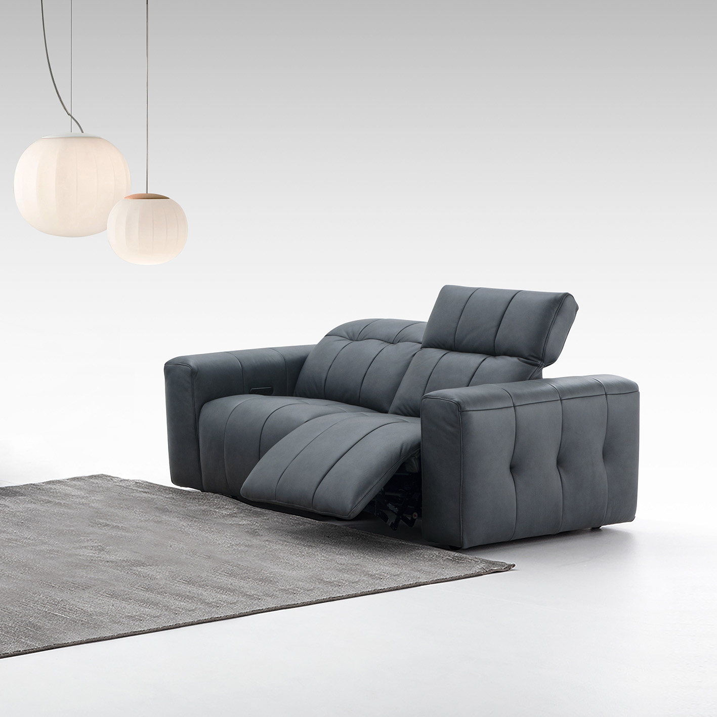 Prescott Leather Loveseat