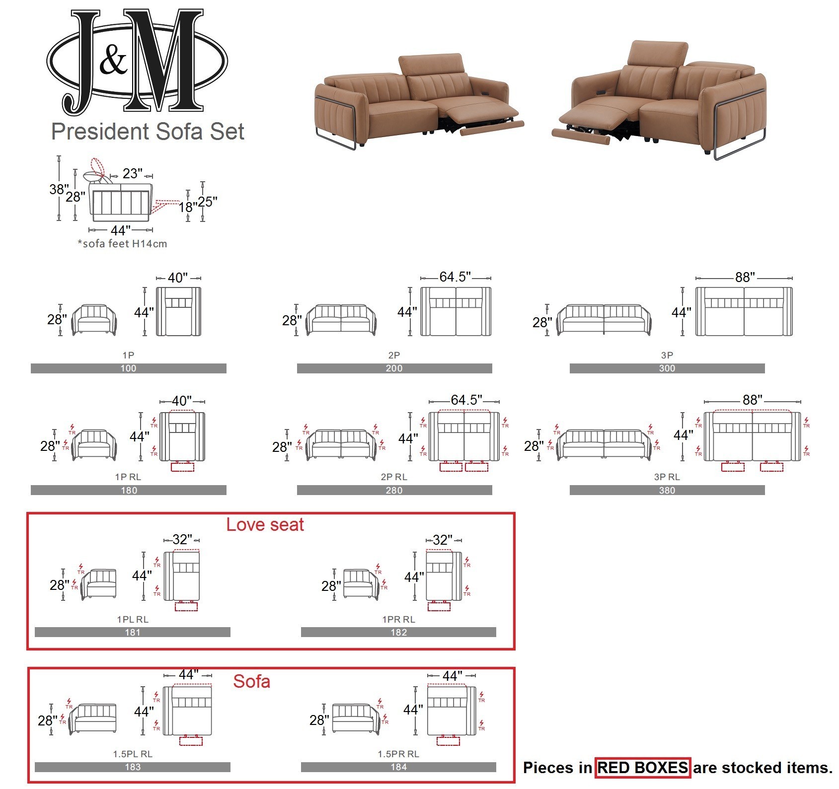 President Loveseat, Cognag