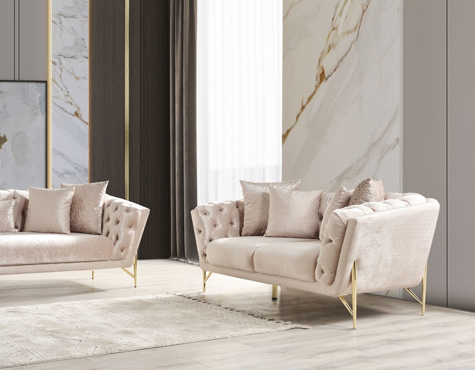 Presley Chenille Living Room Set