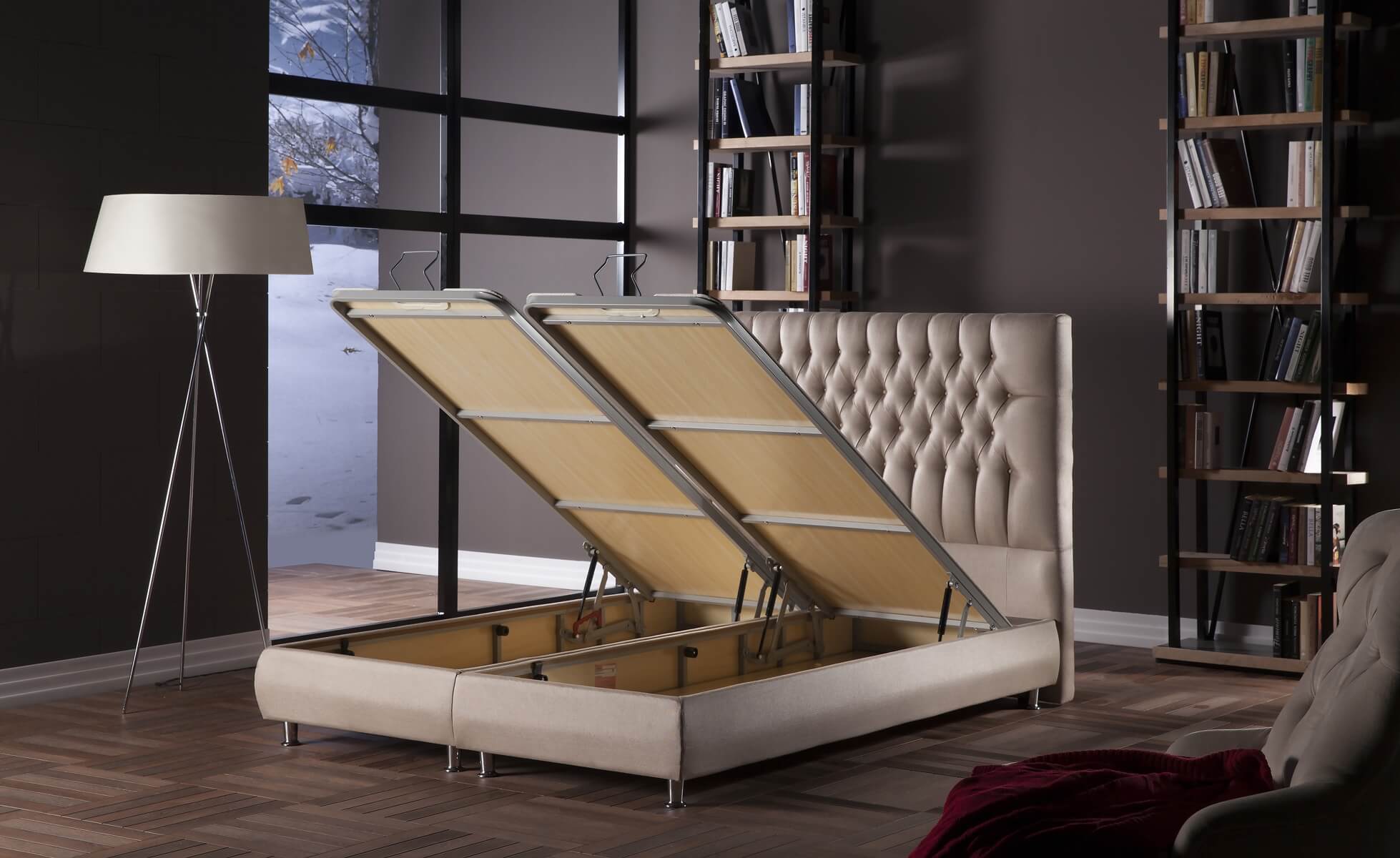 Prince Queen Size Storage Bed