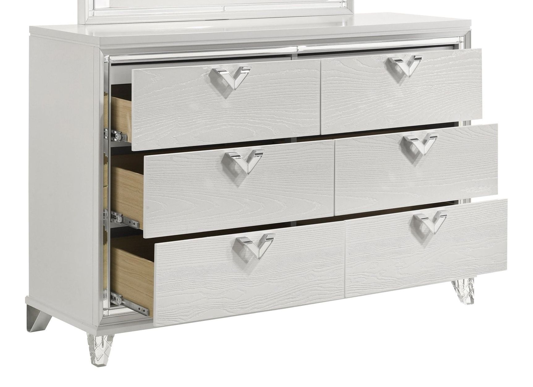 Prism Leatherette/Wood Regular Bedroom Set