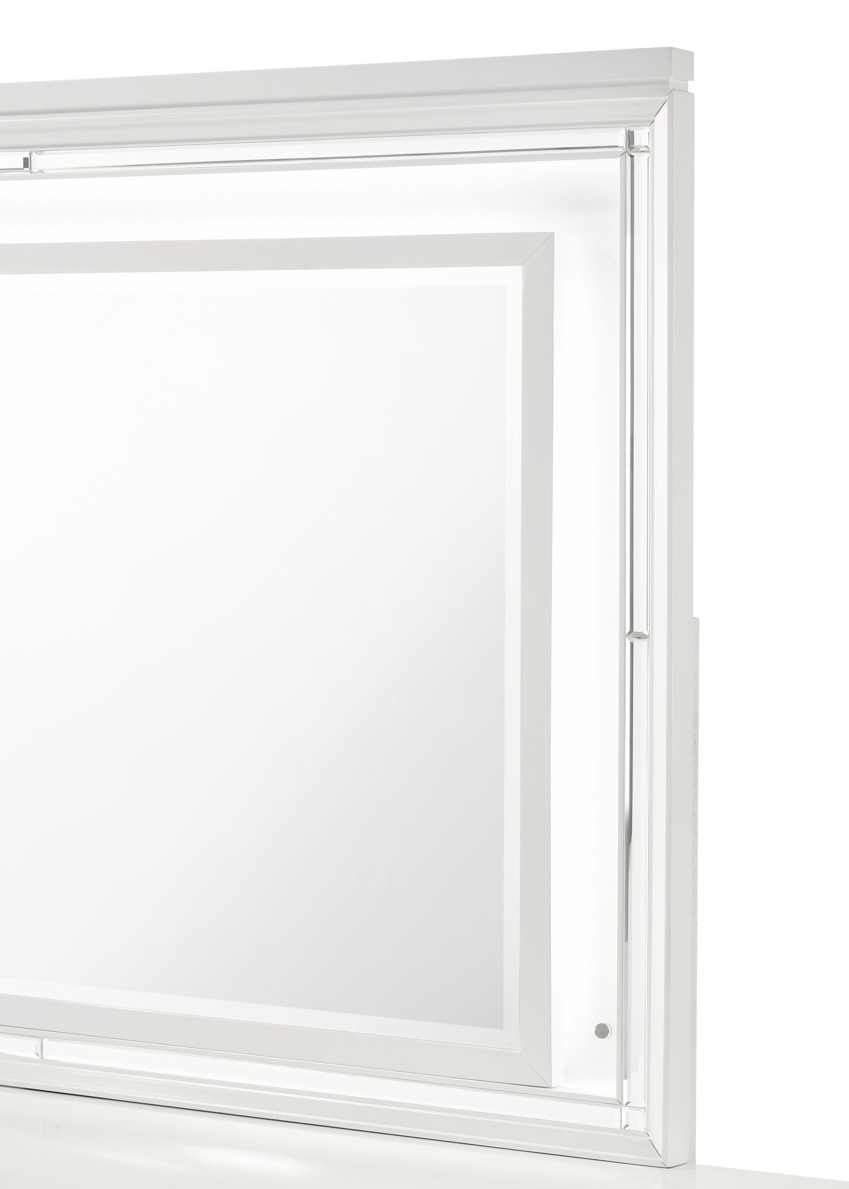 Prism Rectangular Wood Veneer Mirror
