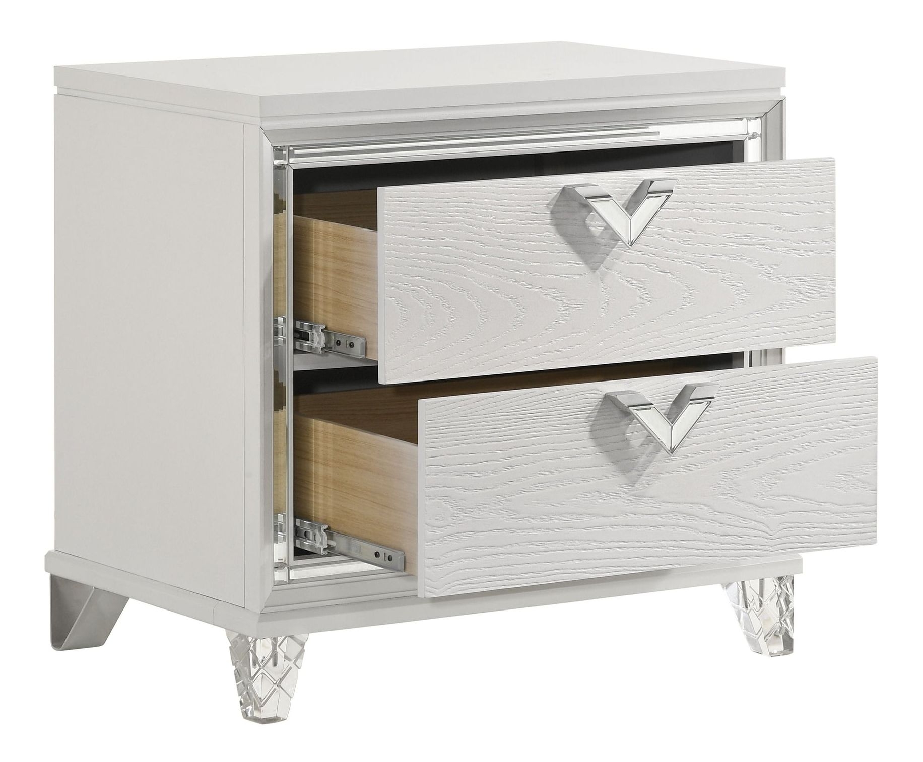 Prism Leatherette/Wood Regular Bedroom Set