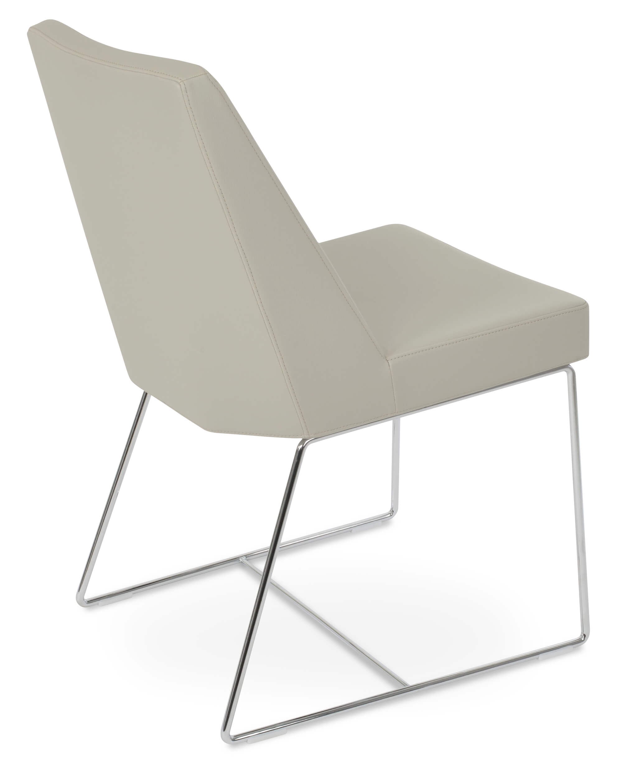 Prisma Sled Wire Dining Chair