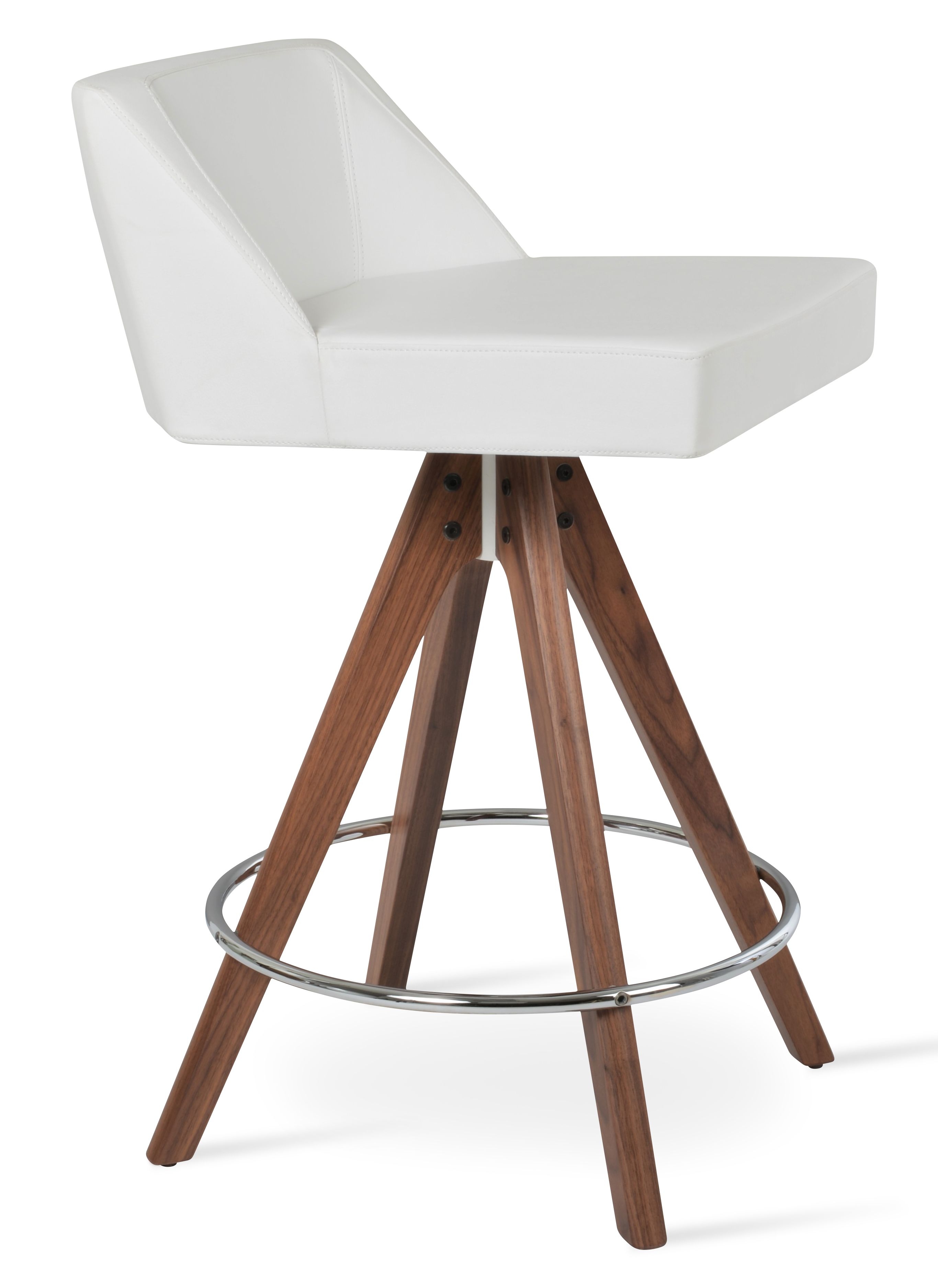 Prisma Pyramid Swivel Counter Stool