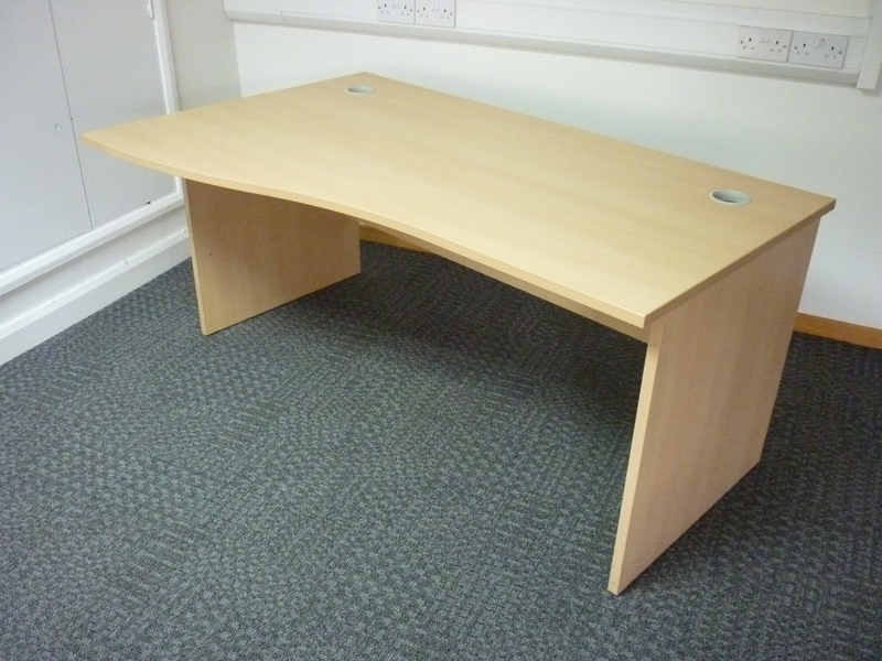 Optima Plus 62.9" Wave Office Desk